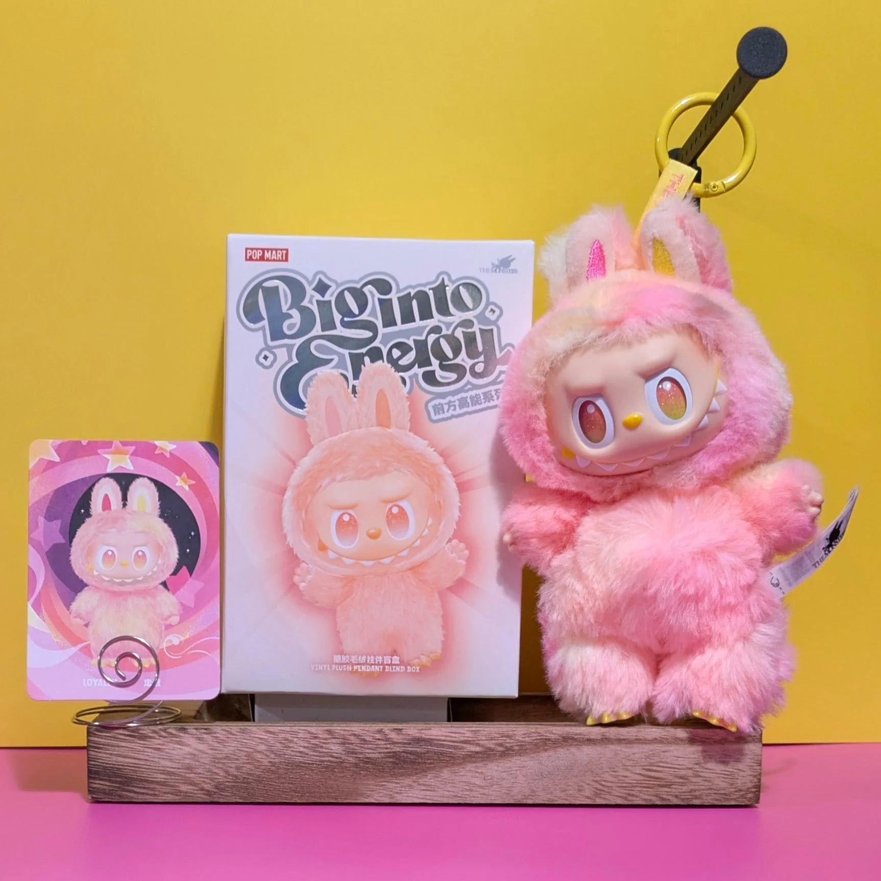 [In Stock] POPMART Big into Energy Series-Vinyl Plush Pendant Blind Box Labubu - Image 6