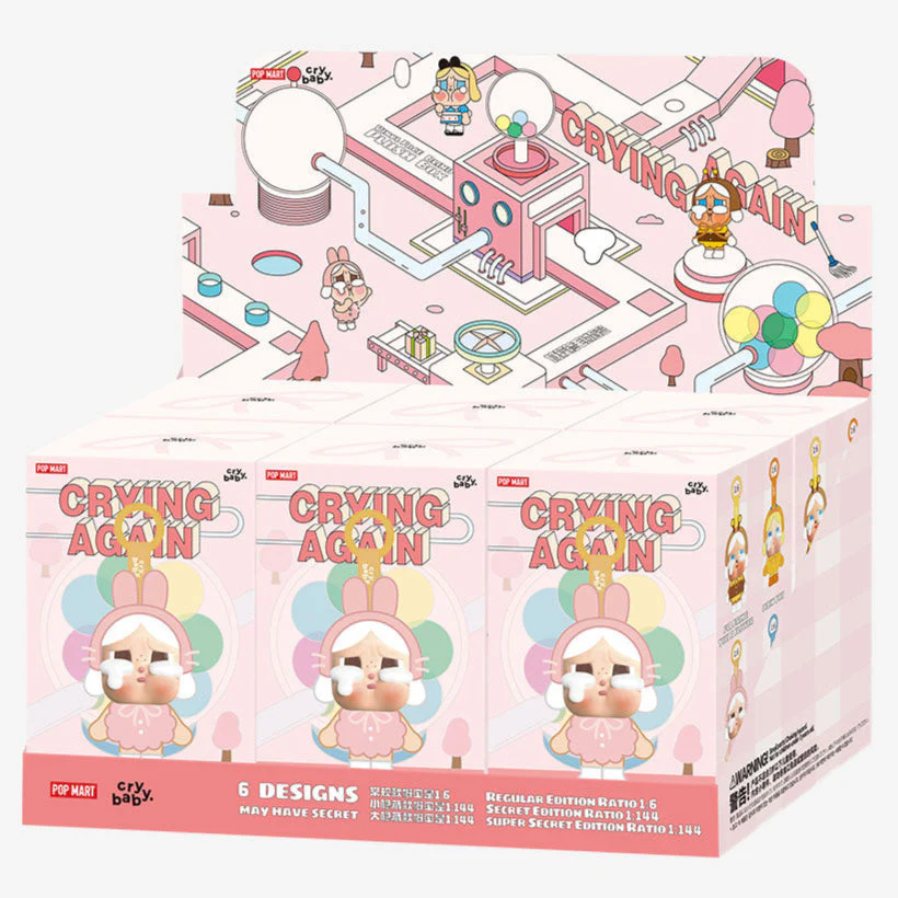 [IN STOCK] POPMART CRYBABY Crying Again Series - Vinyl Face Plush Blind Box - Image 6