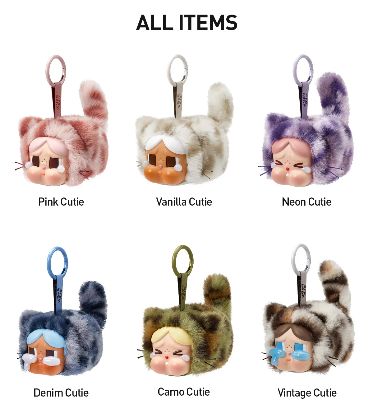 [IN STOCK] POPMART CRYBABY Wild but Cutie Series - Vinyl Plush Pendant Blind Box - Image 11