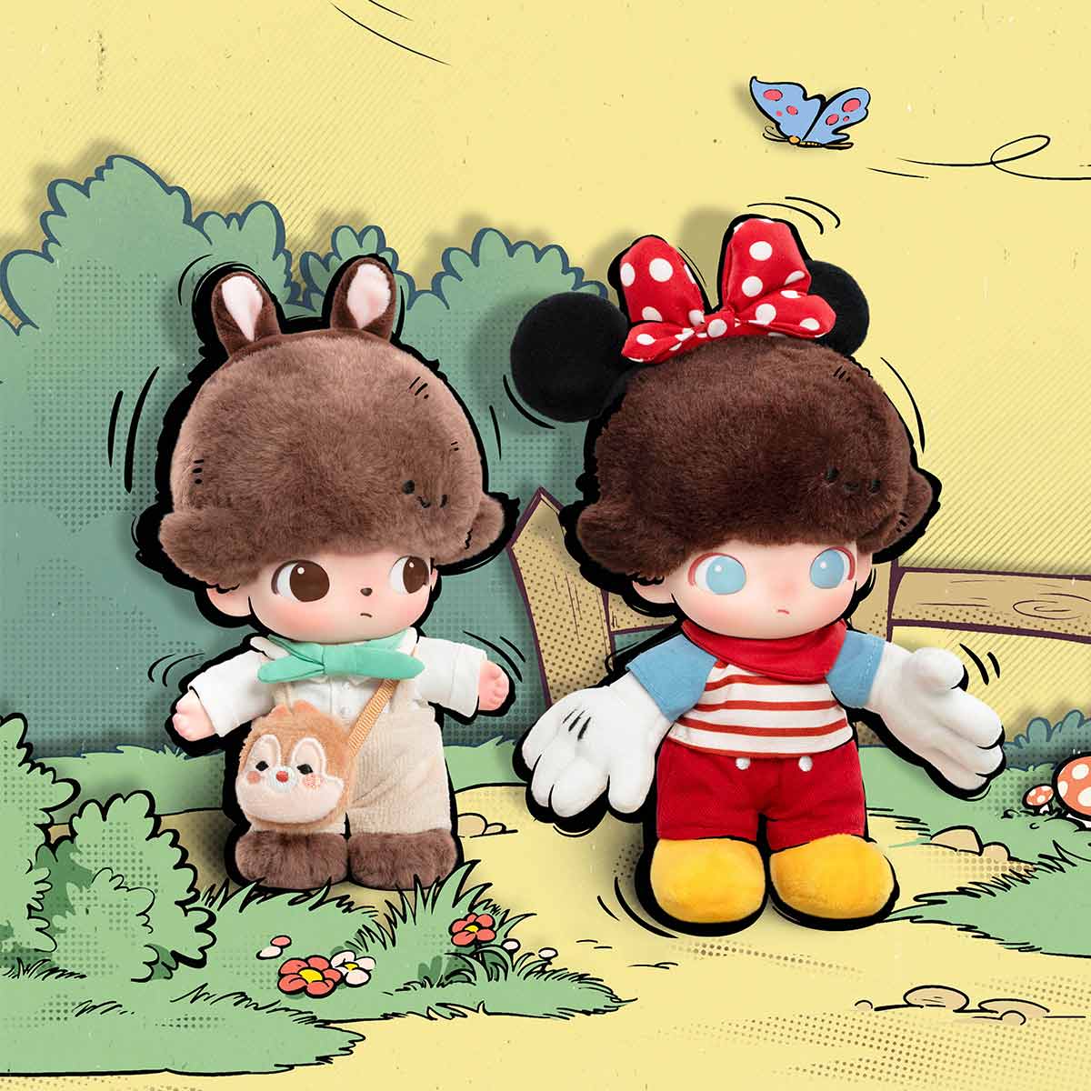 [In Stock] POPMART DIMOO WORLD × DISNEY Series-Vinyl Plush Keychain Blind Box (SEALED) - Image 6