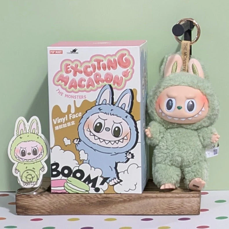 [IN STOCK] POPMART Exciting Macaron Vinyl Face Blind Box Labubu - Image 3