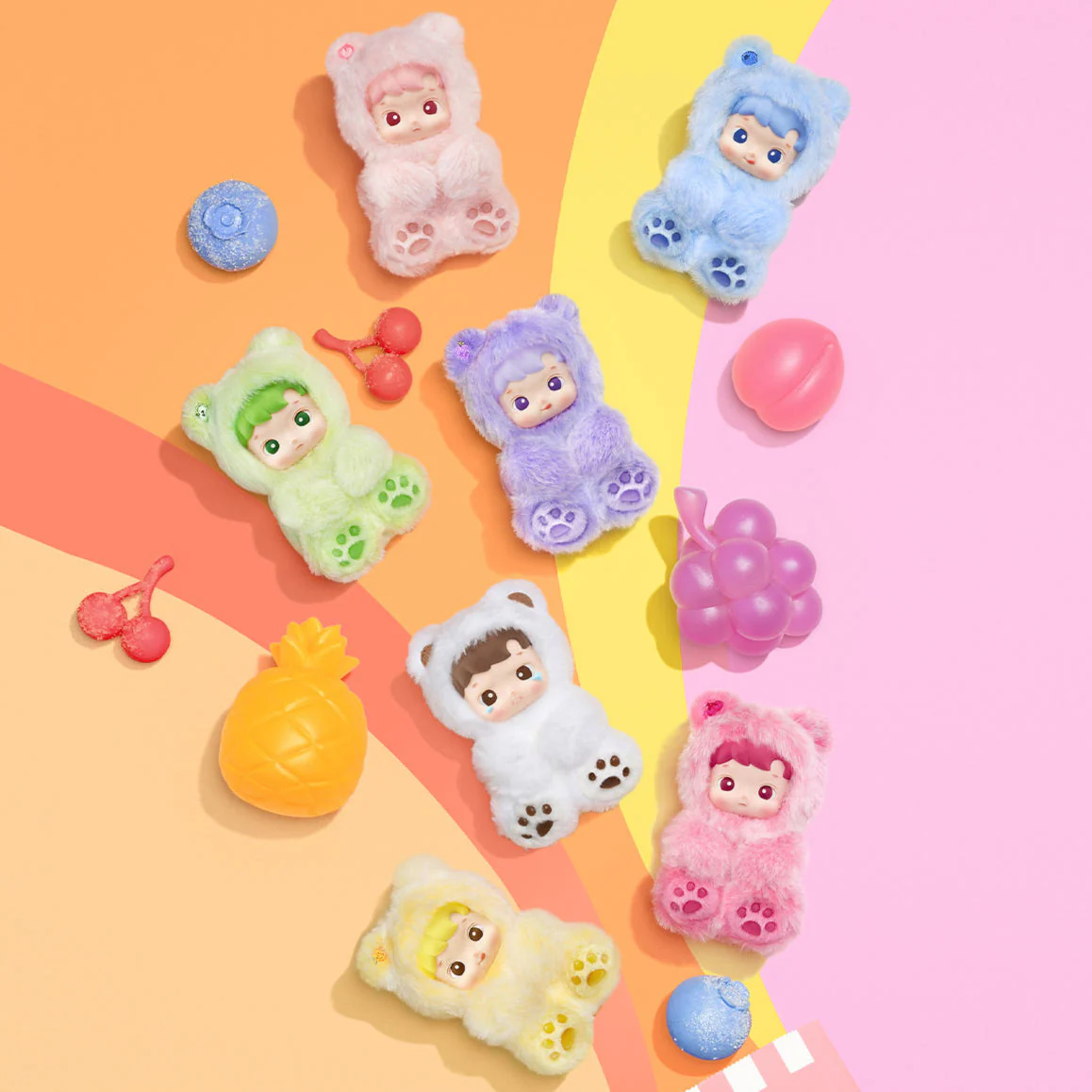 [In Stock] POPMART HACIPUPU Gummy Bear Series-Vinyl Plush Pendant Blind Box (SEALED) - Image 2