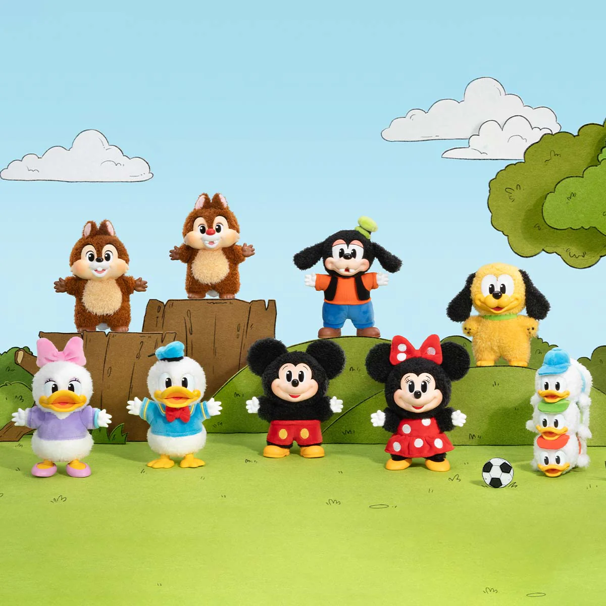 [IN STOCK] POPMART Mickey Family Cute Together Keychain Series Figures - Image 2