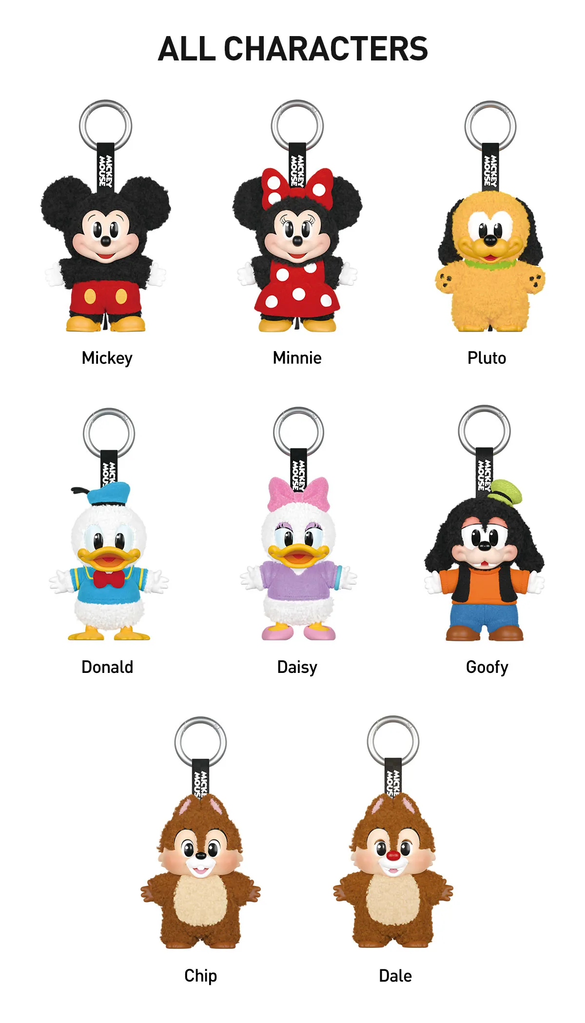 [IN STOCK] POPMART Mickey Family Cute Together Keychain Series Figures - Image 4