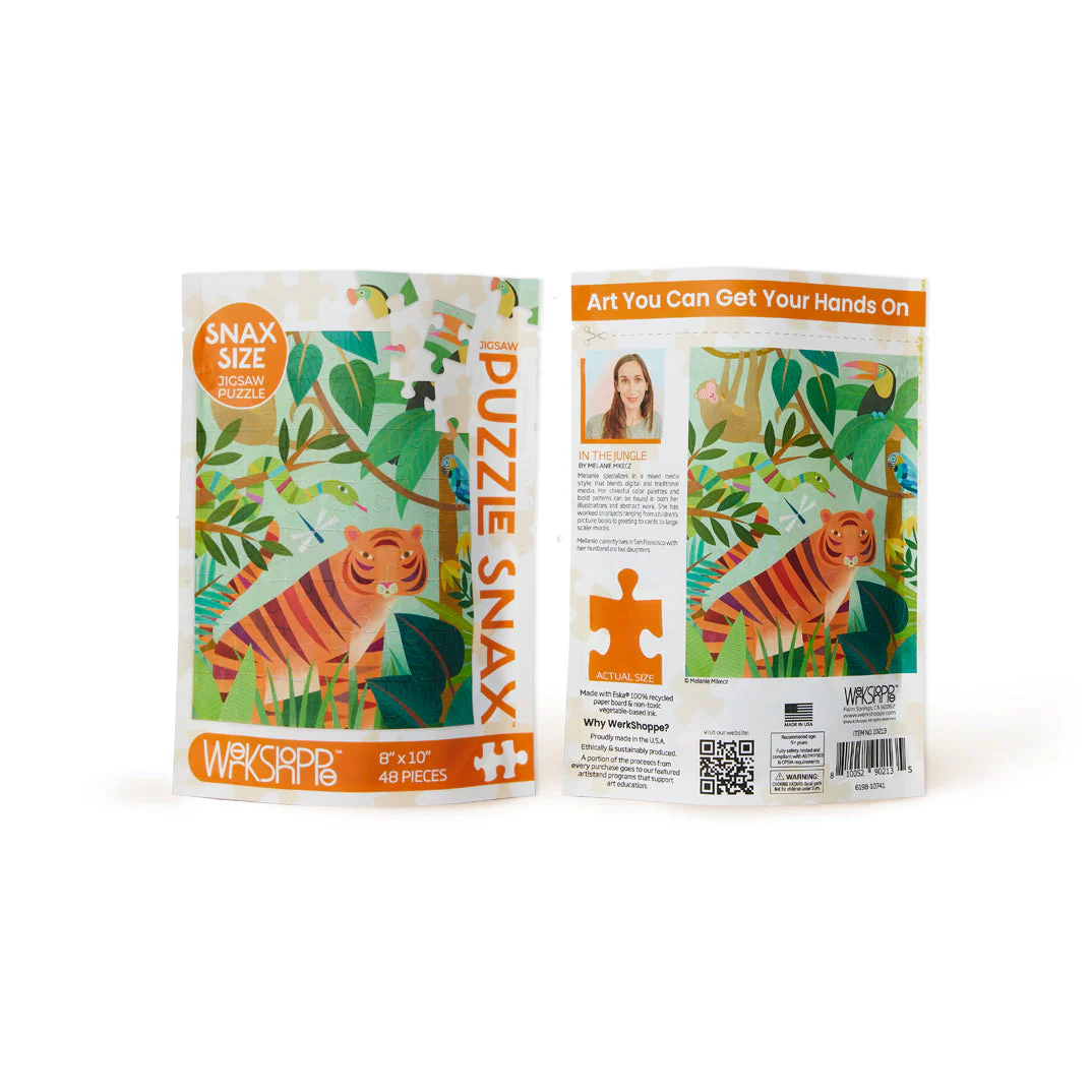 In the Jungle 48 Piece Jigsaw Puzzle Snax - Image 3