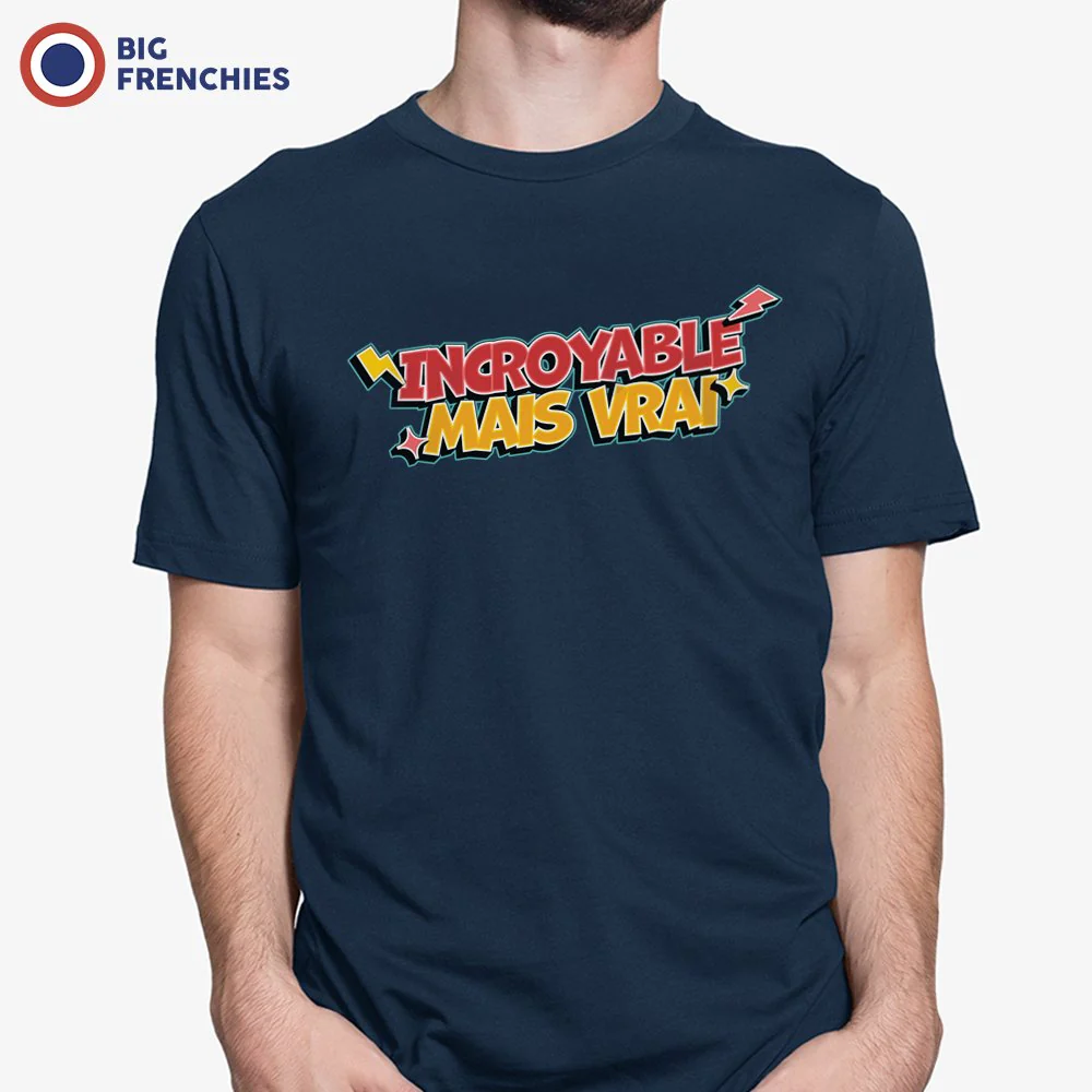 Incroyable Mais Vrai Men's Organic Cotton Tee - Image 2