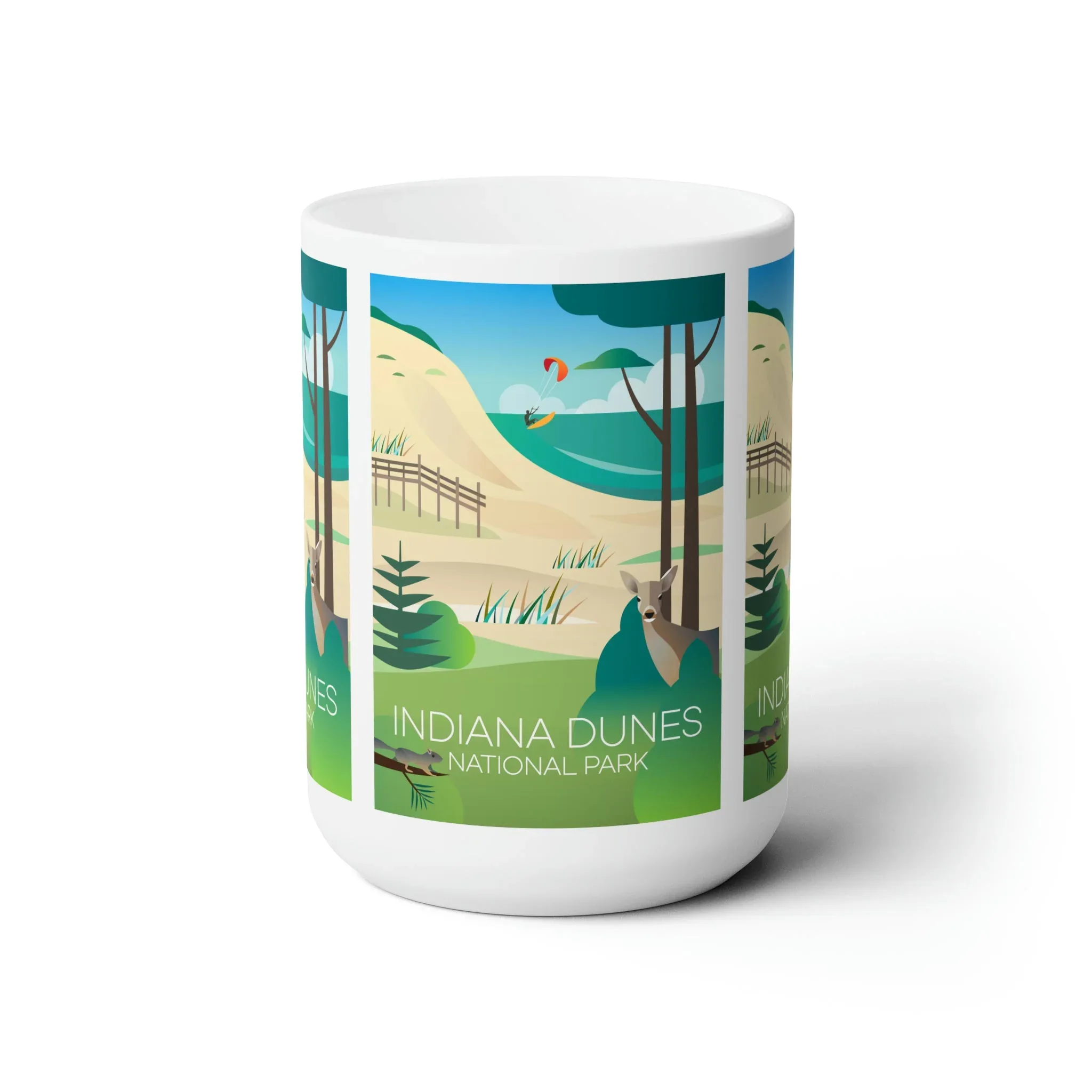 Indiana Dunes National Park Ceramic Mug 11oz or 15oz - Image 2