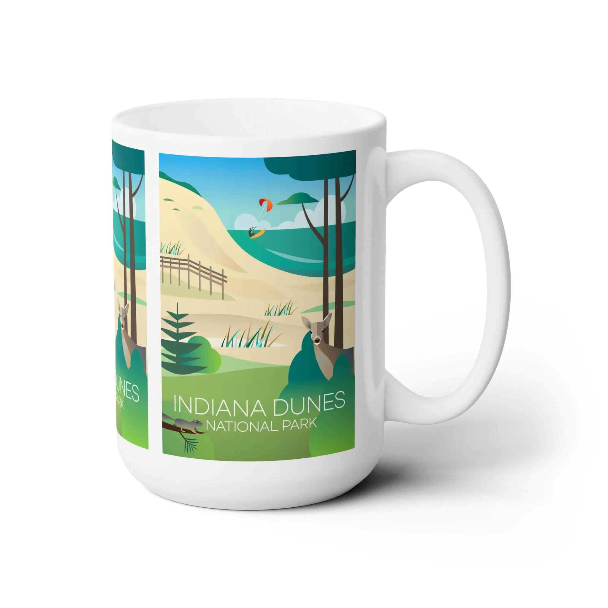 Indiana Dunes National Park Ceramic Mug 11oz or 15oz - Image 3