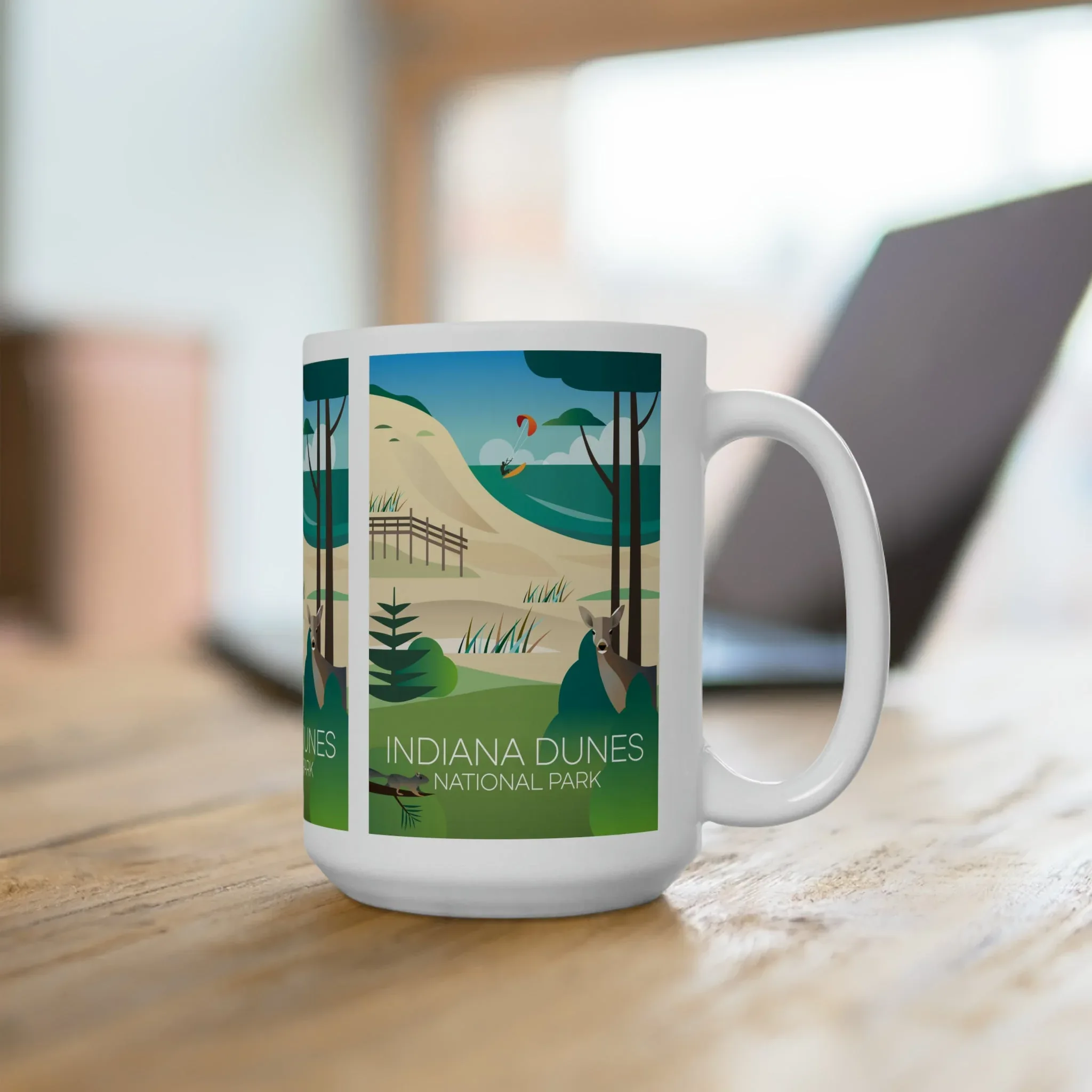 Indiana Dunes National Park Ceramic Mug 11oz or 15oz - Image 4
