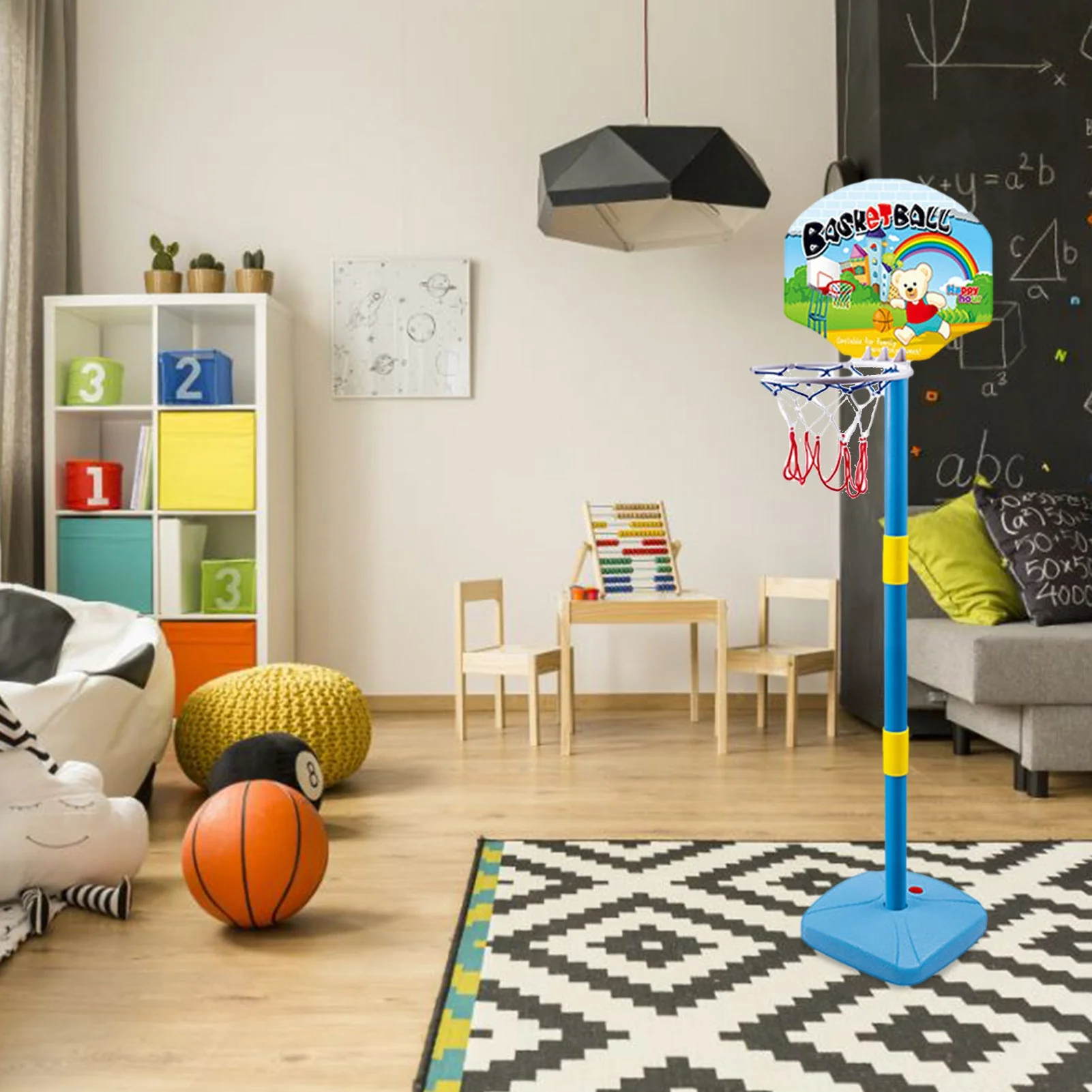 Indoor And Outdoor Liftable Basketball Hoop Sports Toys - Image 4