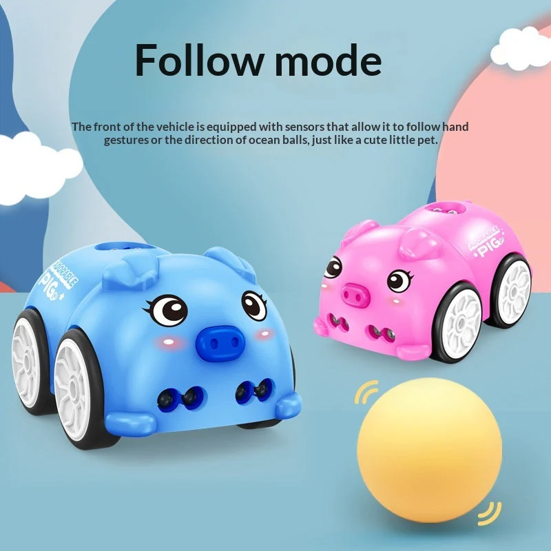 Inductive Obstacle-Avoidance Smart Remote-Controlled Toy Car For Kids - Image 2