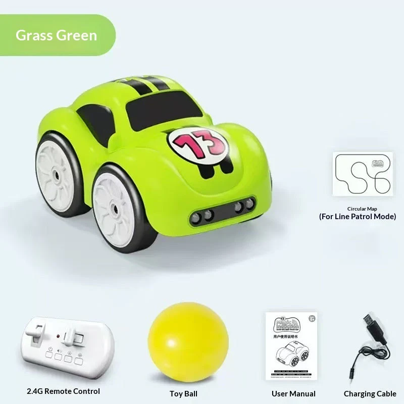 Inductive Obstacle-Avoidance Smart Remote-Controlled Toy Car For Kids - Image 6