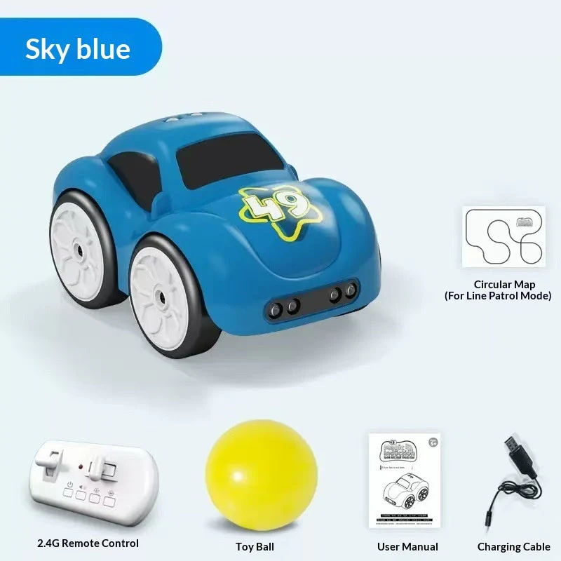 Inductive Obstacle-Avoidance Smart Remote-Controlled Toy Car For Kids - Image 8