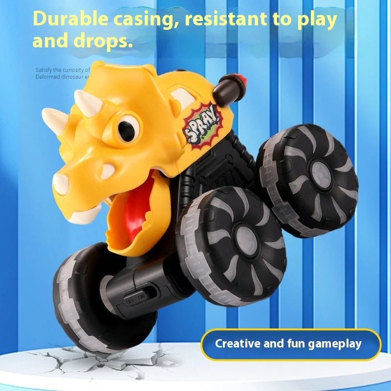 Inertial Sliding Model Light Pressing Dinosaur Toy Car - Image 4