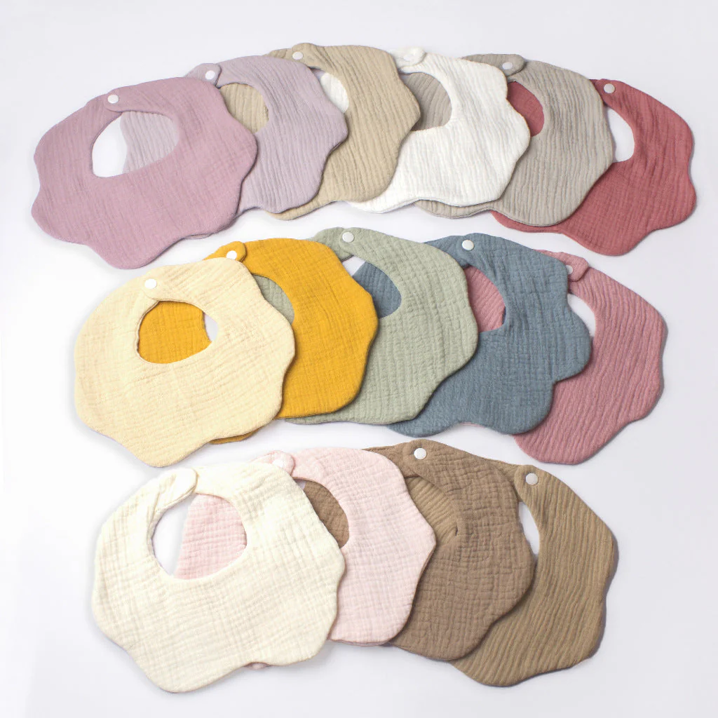 Infant And Toddler Supplies Candy-Colored Gauze Lace Bib - Image 3