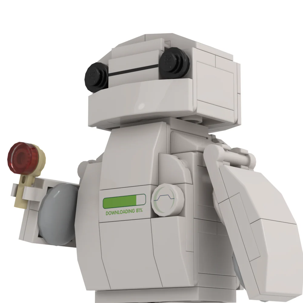 Inflated Robot Building Set made using LEGO parts - B3 Customs - Image 4