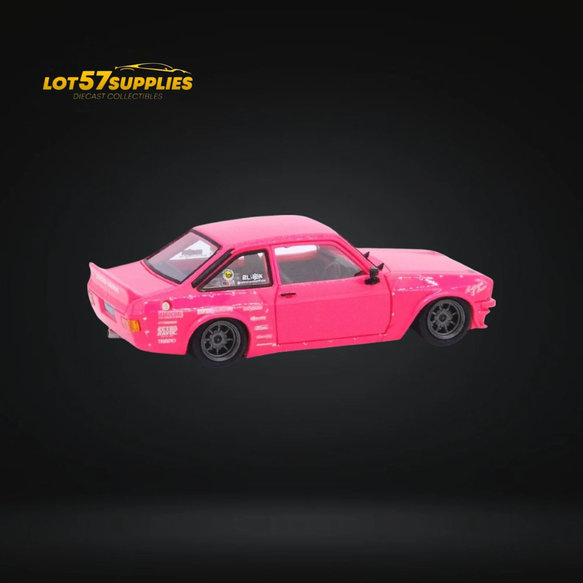 Inno64 Ford Escort MK2 Pandem "Emotion" Retro Havoc Pink 1:64 - Image 2