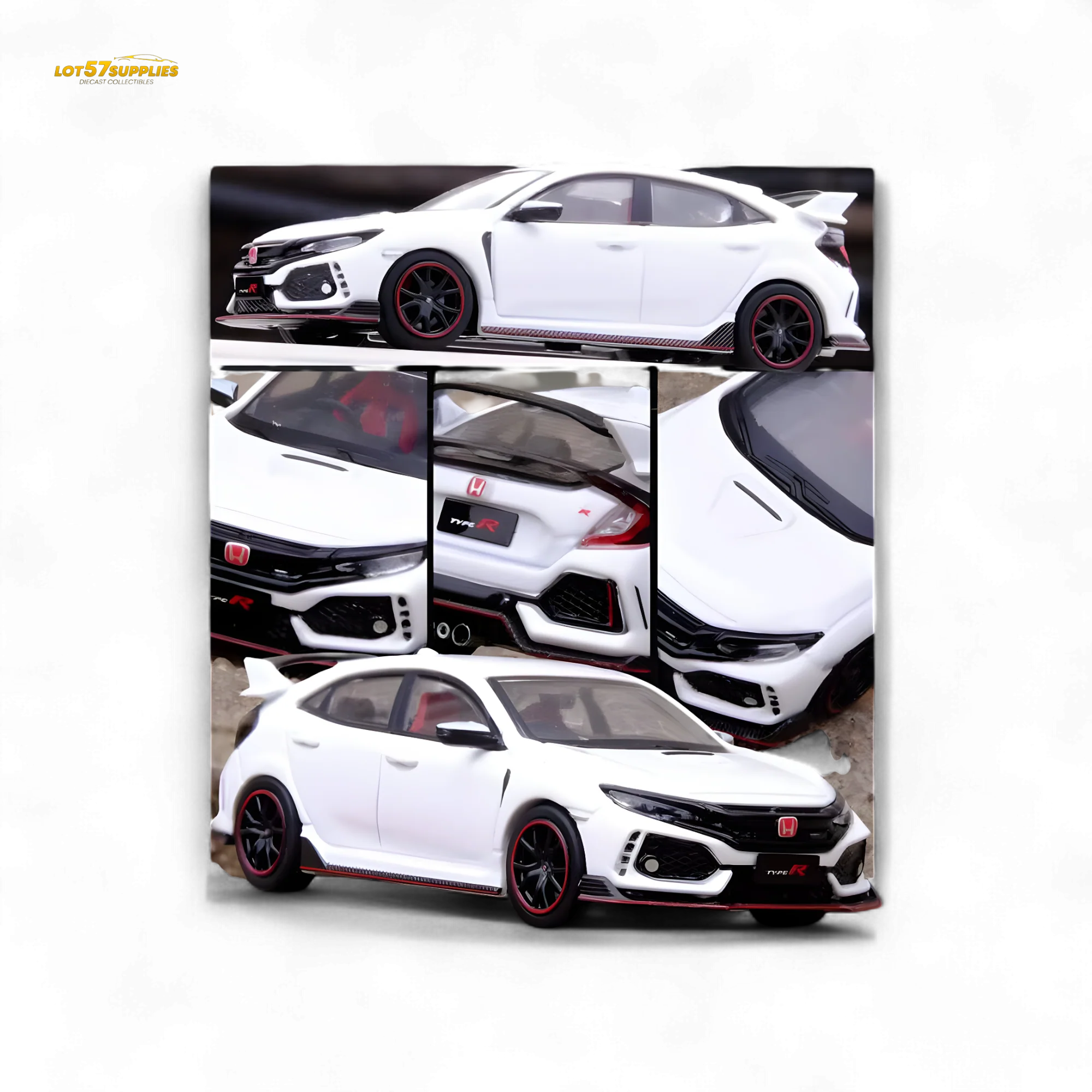 INNO64 Honda Civic Type-R FK8 White 1:64 - Image 2