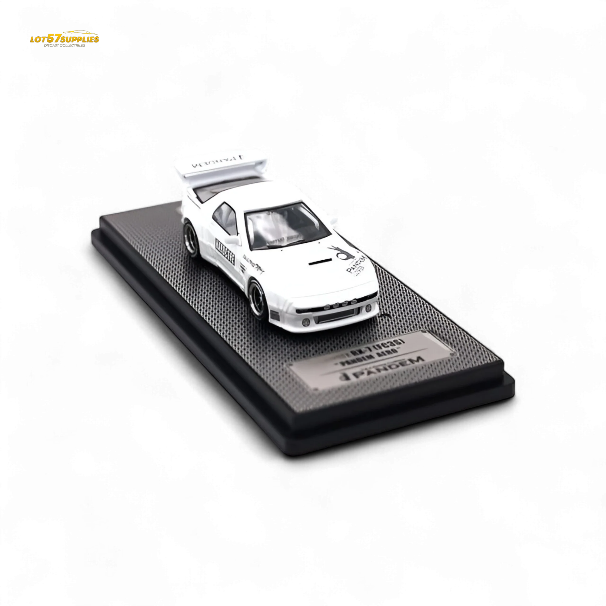 Inno64 Mazda RX-7 FC3S Pandem Aero White 1:64 - Image 2