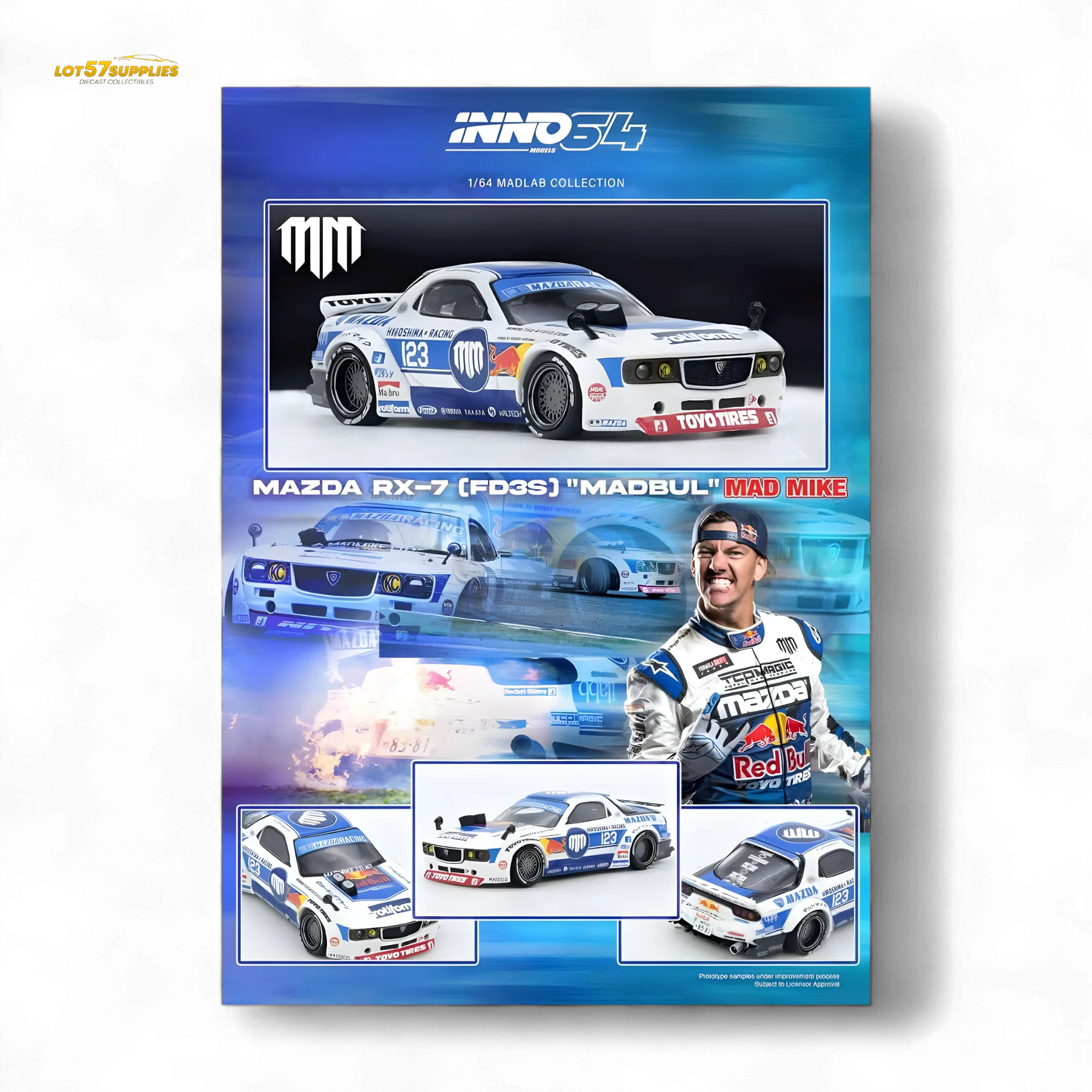 INNO64 Mazda RX-7 FD3S Pandem 1:64 - Image 2