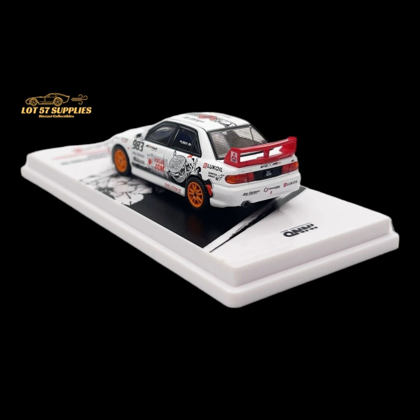 Inno64 Mitsubishi Lancer Evo III Trackerz Racing 1:64 - Image 3
