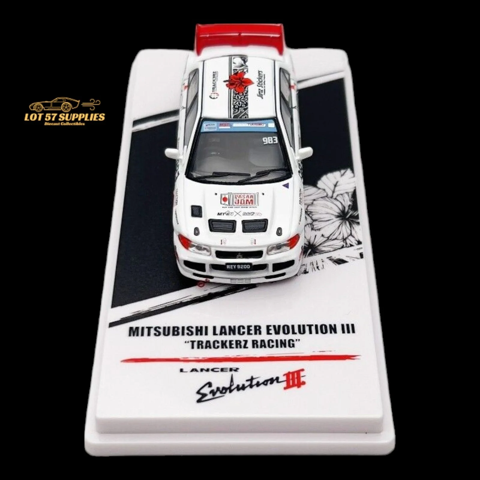 Inno64 Mitsubishi Lancer Evo III Trackerz Racing 1:64 - Image 4