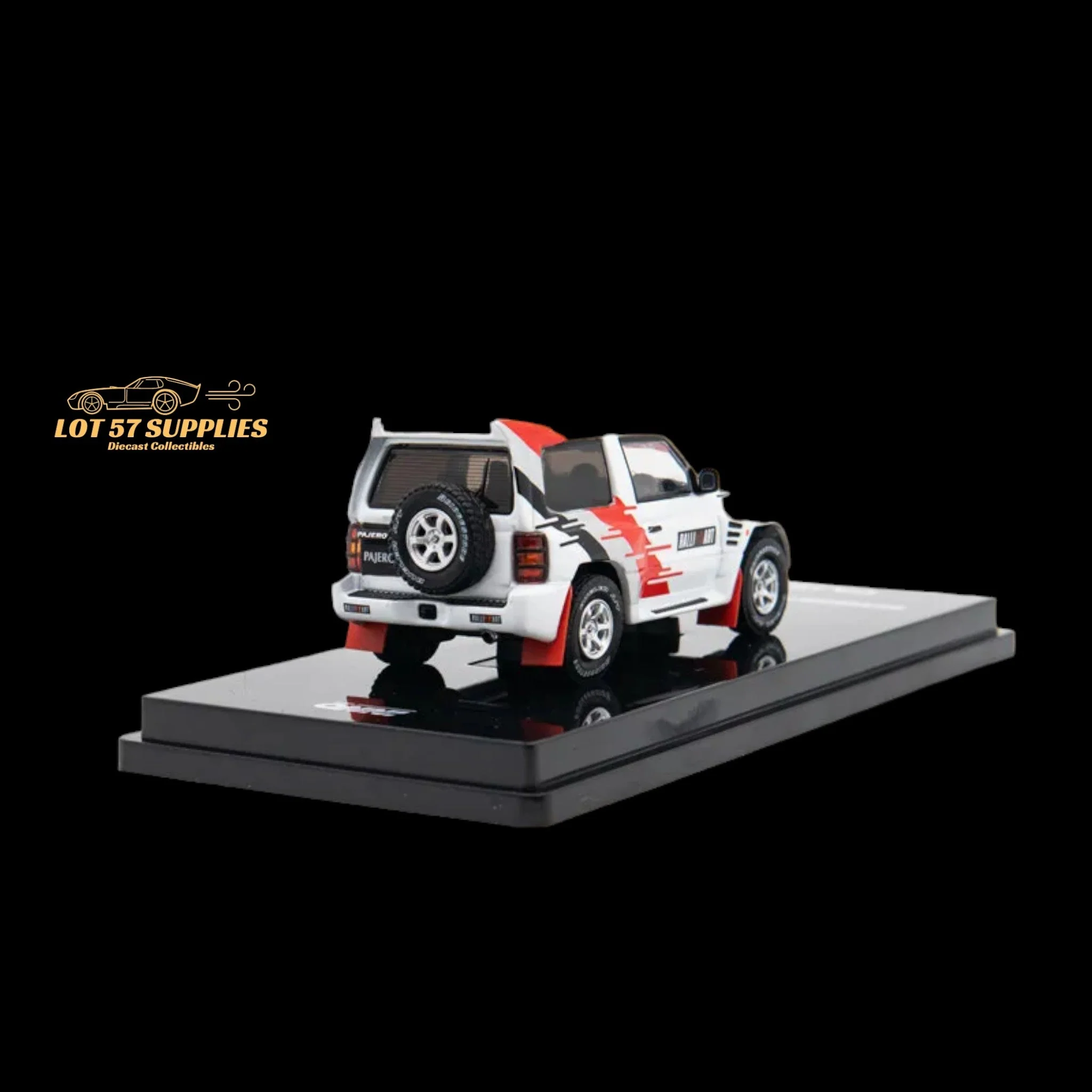 Inno64 Mitsubishi Pajero Evolution Ralliart White 1:64 - Image 4