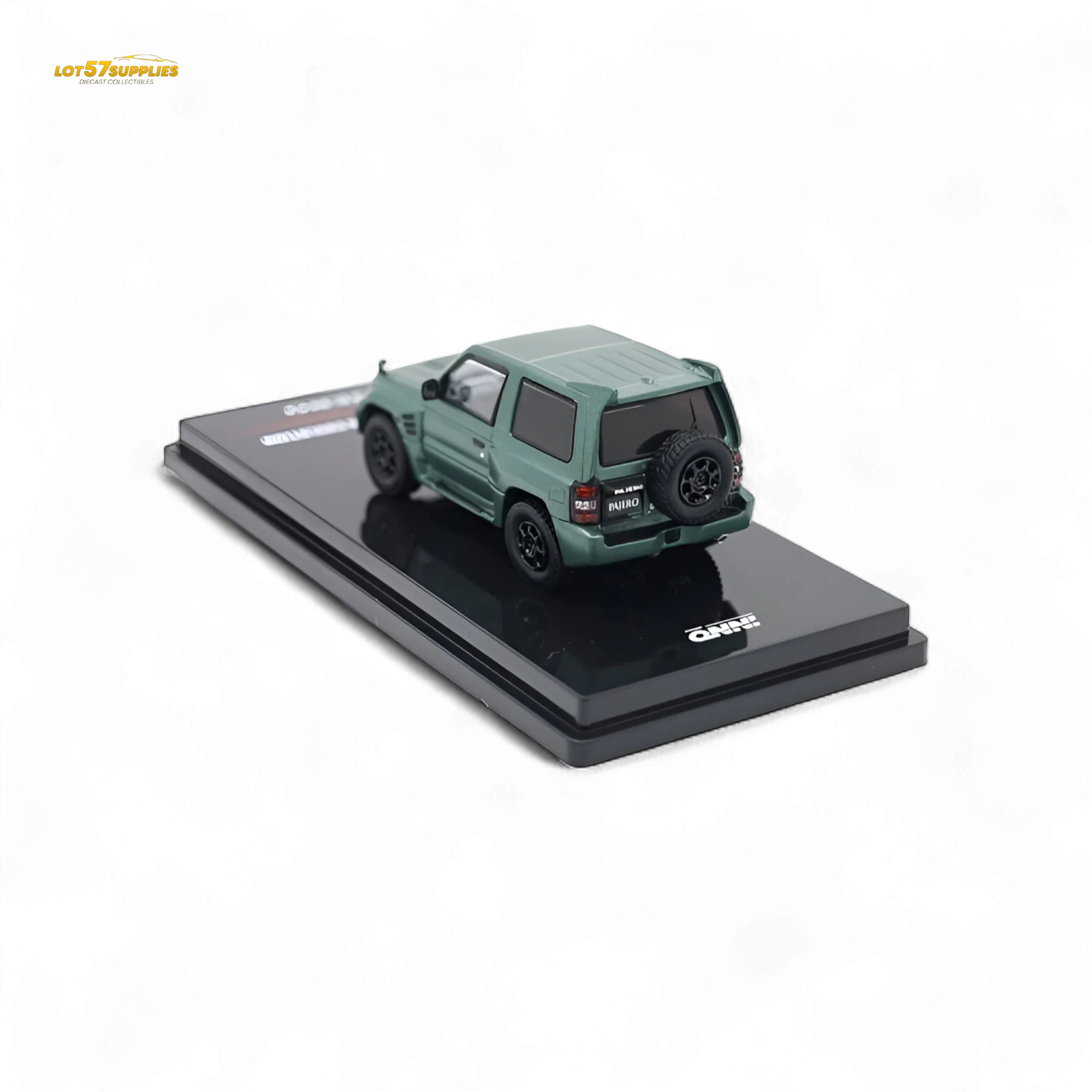 Inno64 Mitsubishi Pajero Evolution Satin Green 1:64 - Image 3