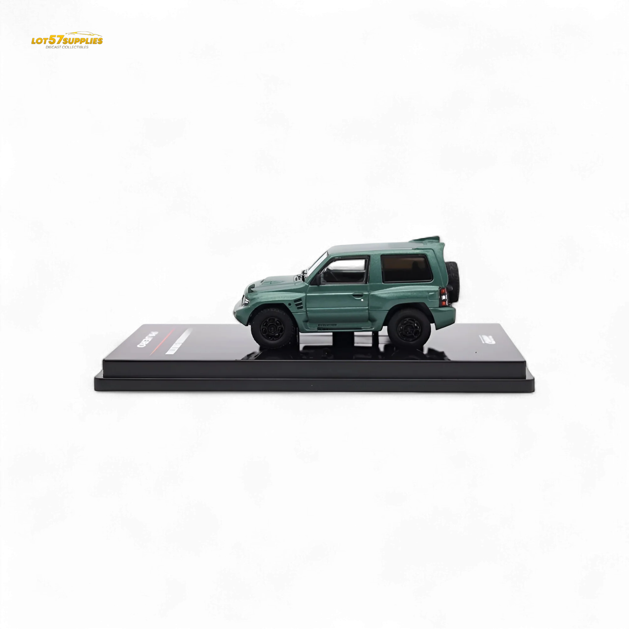 Inno64 Mitsubishi Pajero Evolution Satin Green 1:64 - Image 5