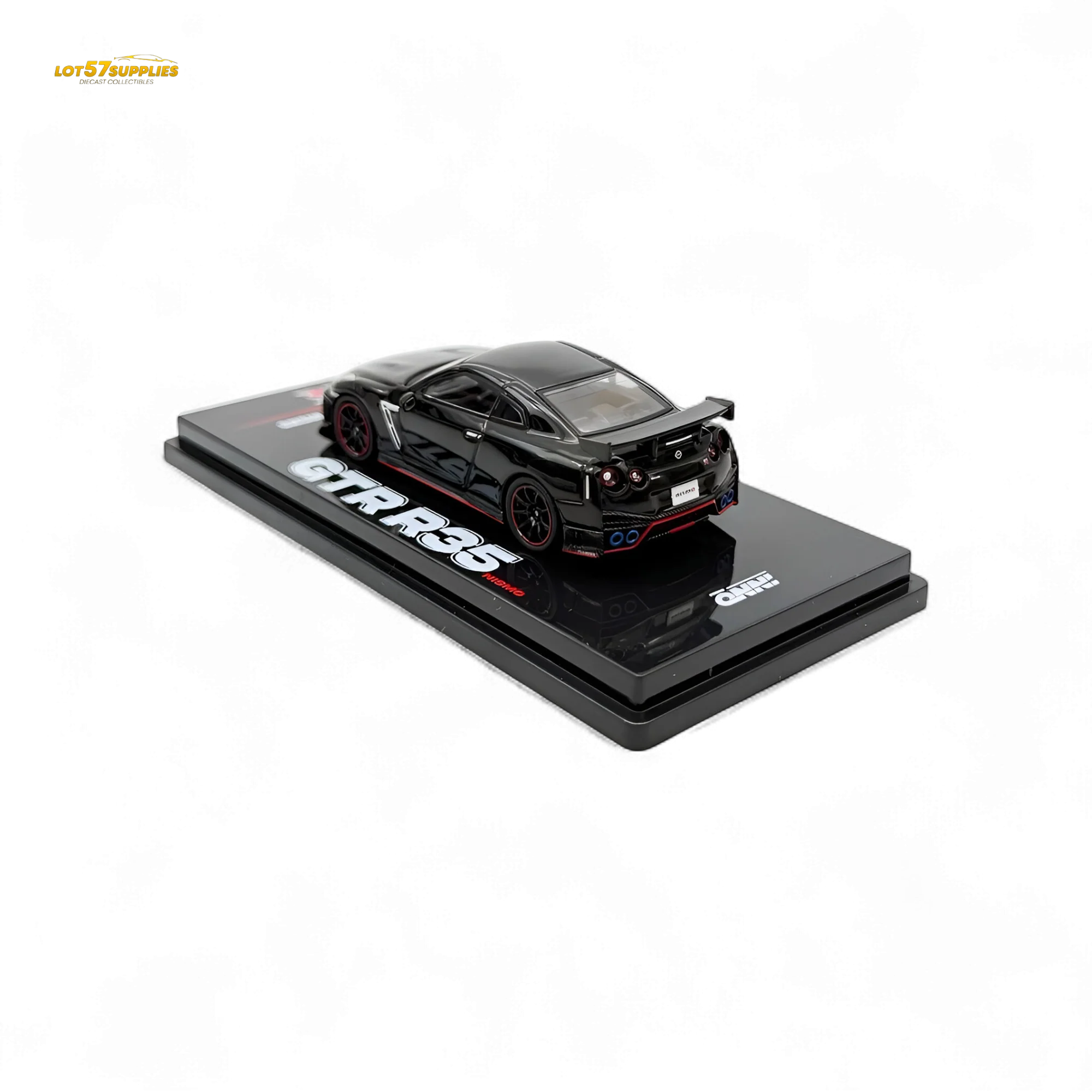 Inno64 Nissan GT-R R35 NISMO Black 1:64 - Image 2