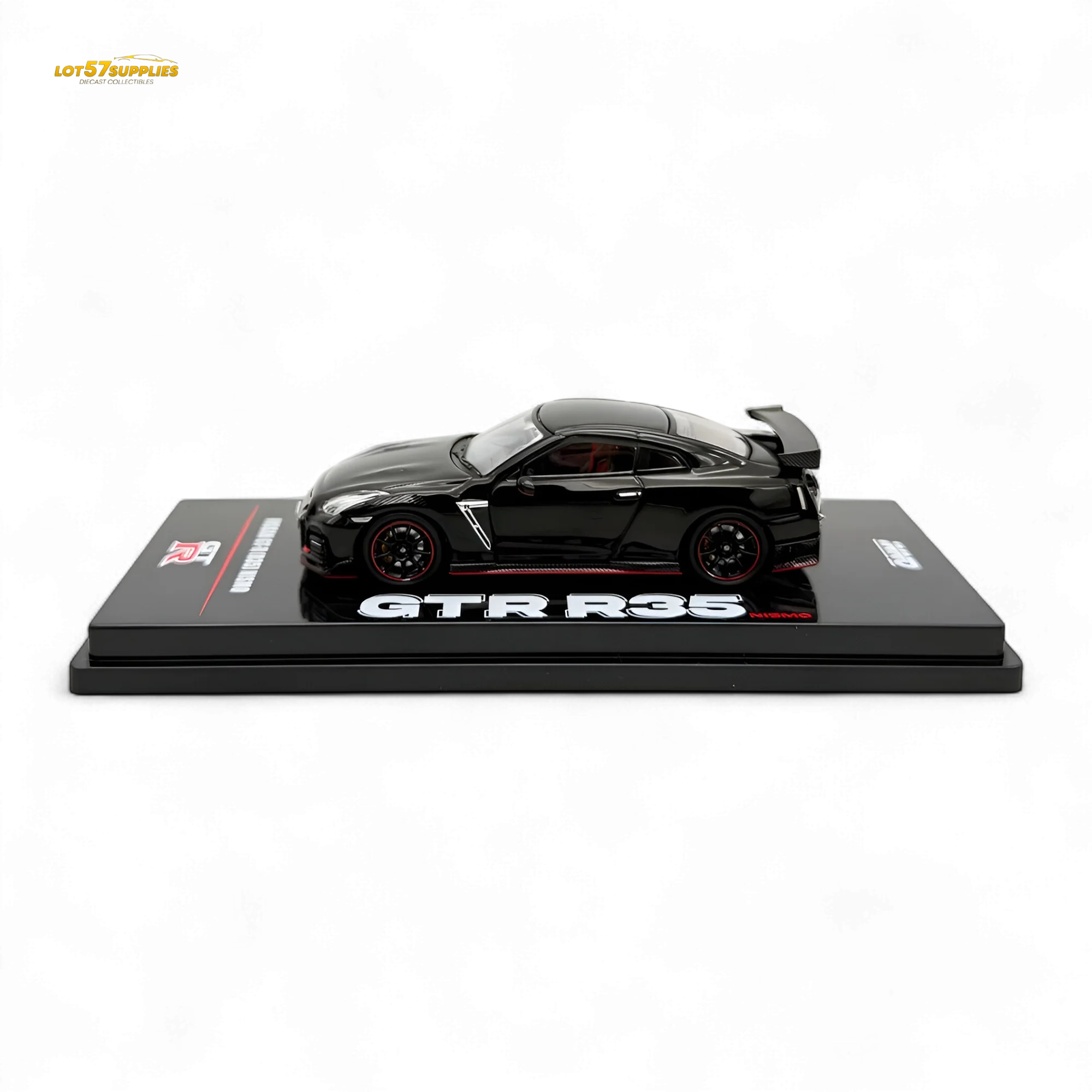 Inno64 Nissan GT-R R35 NISMO Black 1:64 - Image 3