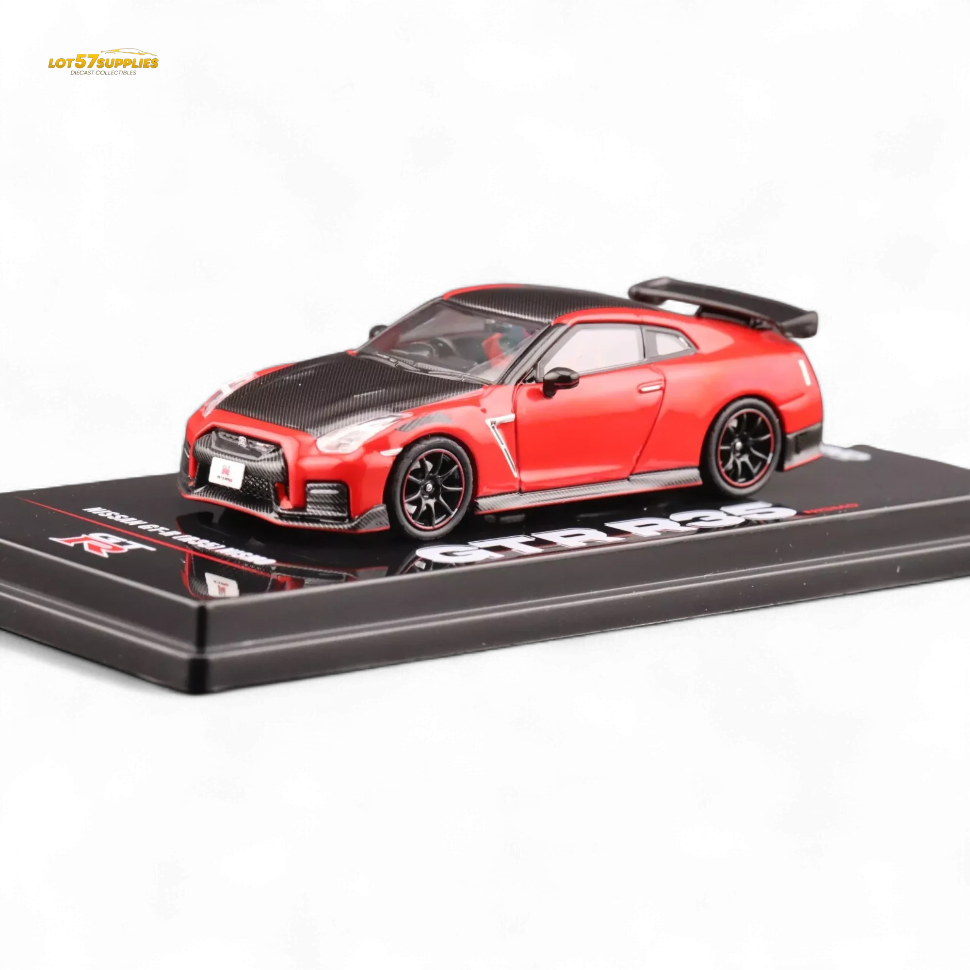 Inno64 Nissan GT-R R35 Nismo Red 1:64 - Image 3