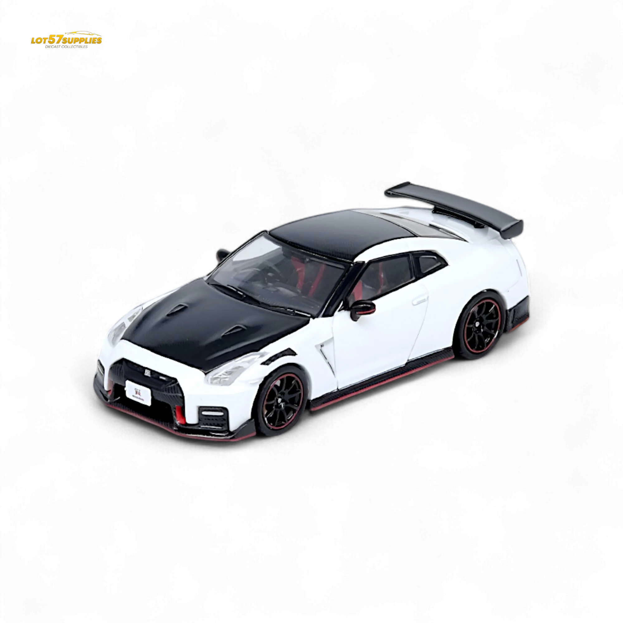 Inno64 Nissan GT-R R35 NISMO White 1:64 - Image 2