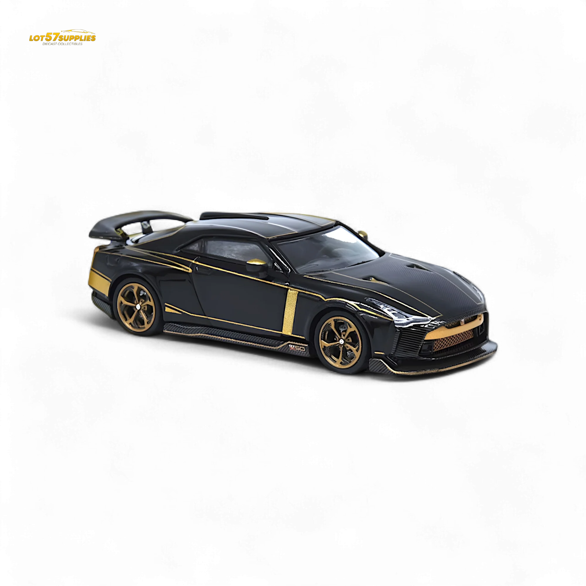 Inno64 Nissan GT-R50 By ITALDESIGN Black 1:64 - Image 2