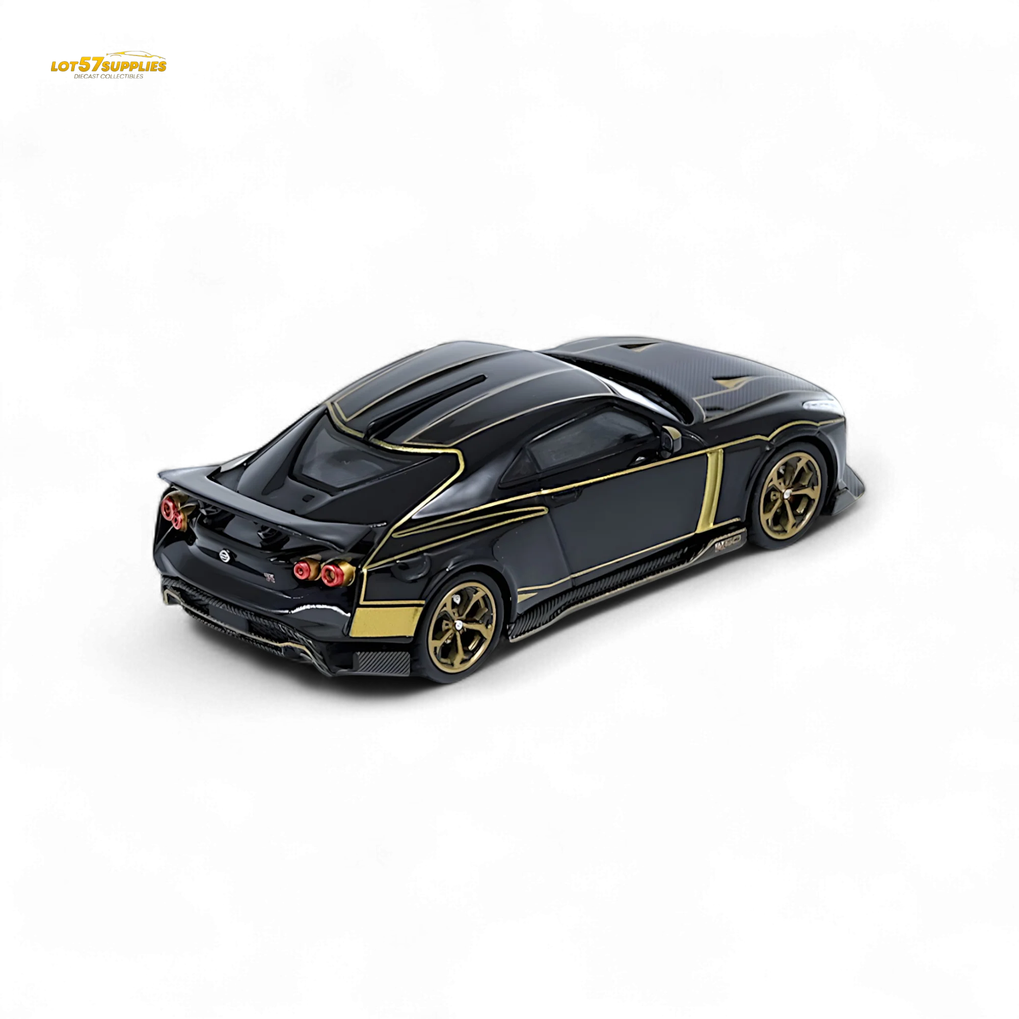 Inno64 Nissan GT-R50 By ITALDESIGN Black 1:64 - Image 3