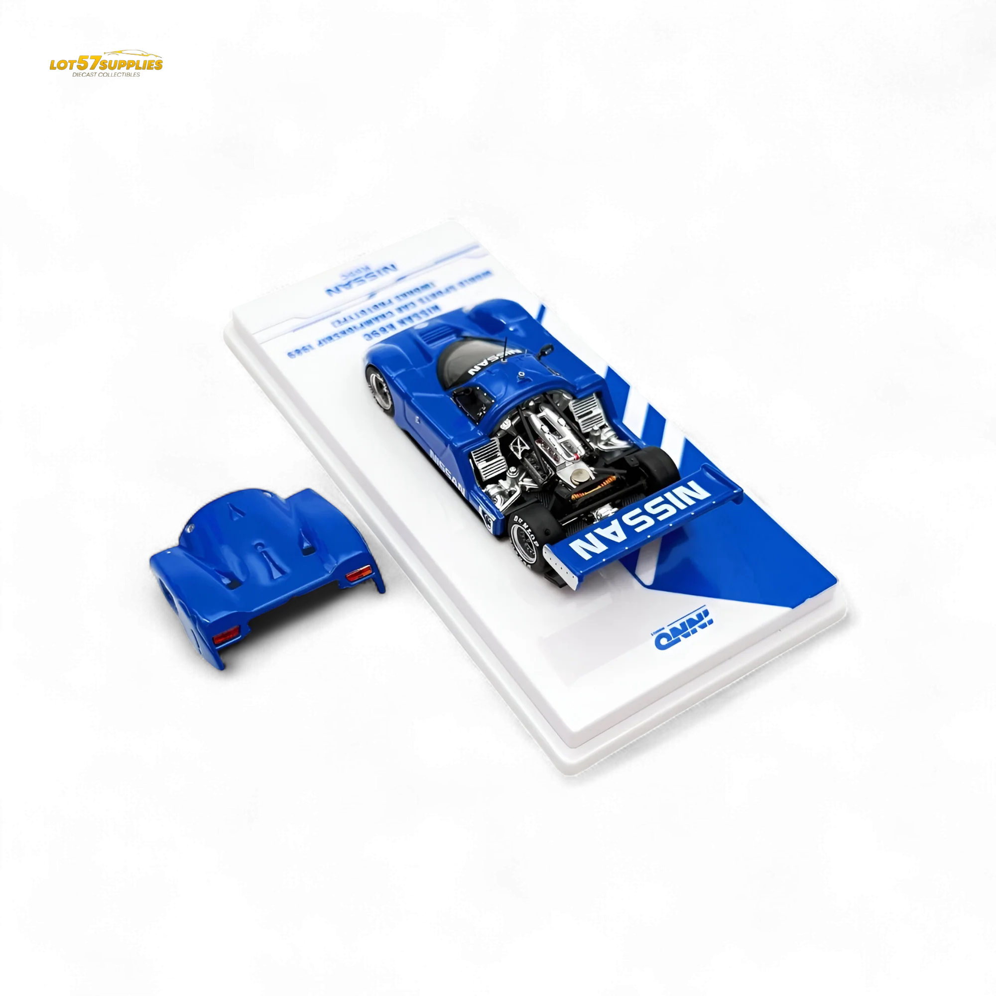 Inno64 Nissan R89C Blue Championship 1989 1:64 - Image 4
