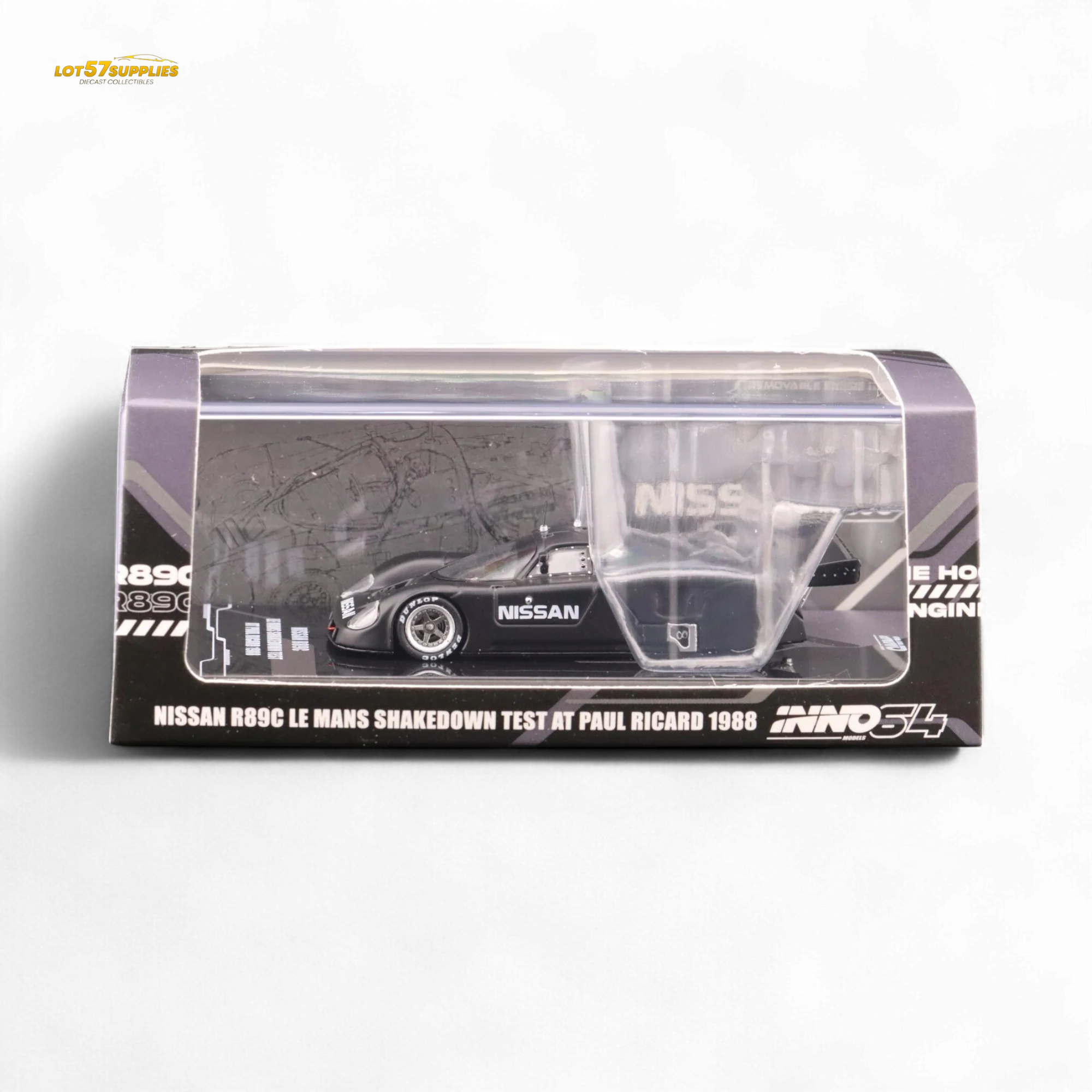 Inno64 Nissan R89C Shakedown Test 1988 1:64 - Image 3
