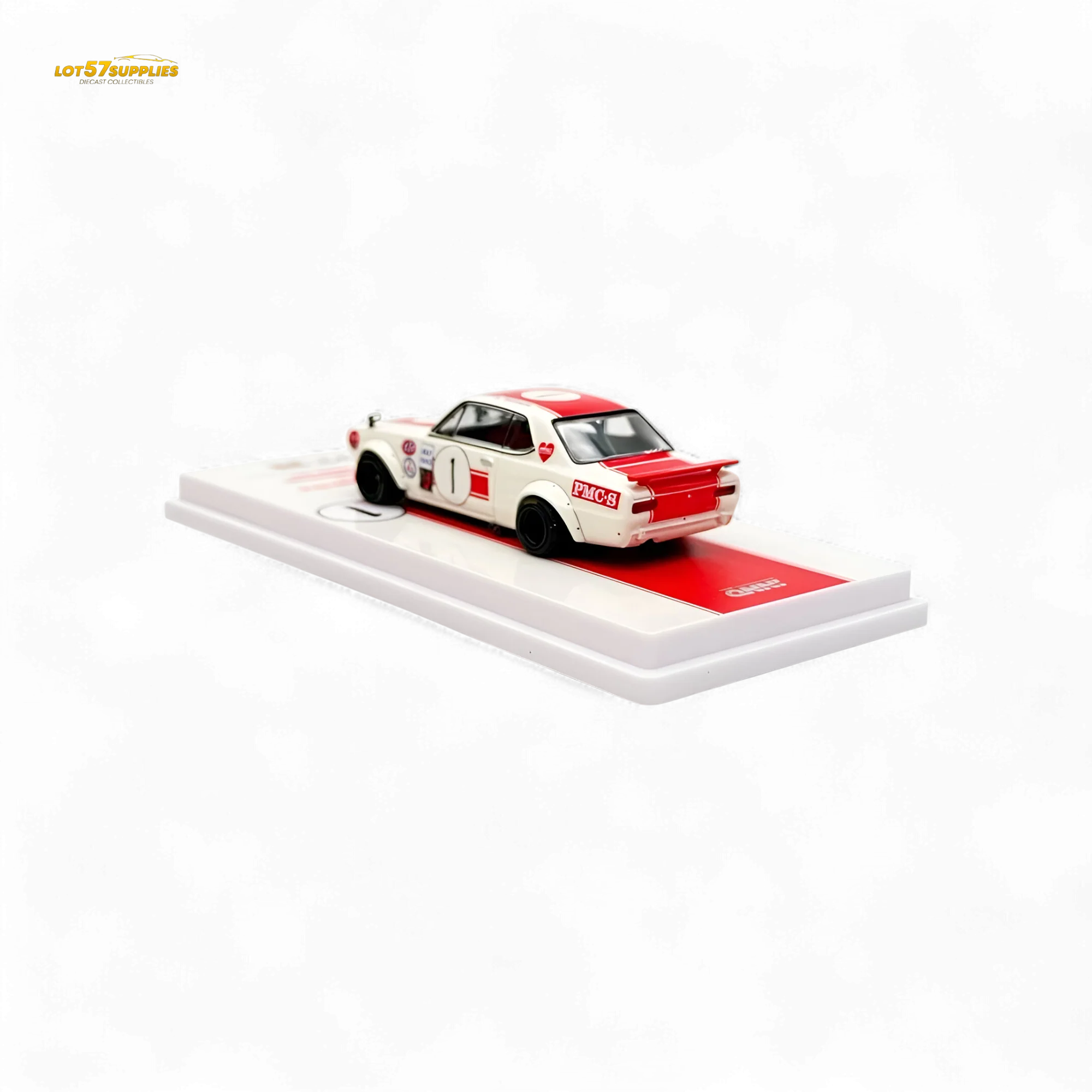 Inno64 Nissan Skyline 2000 GT-R KPGC10 #1 Takahashi Kunimitsu Fuji Masters 1971 1:64 - Image 3