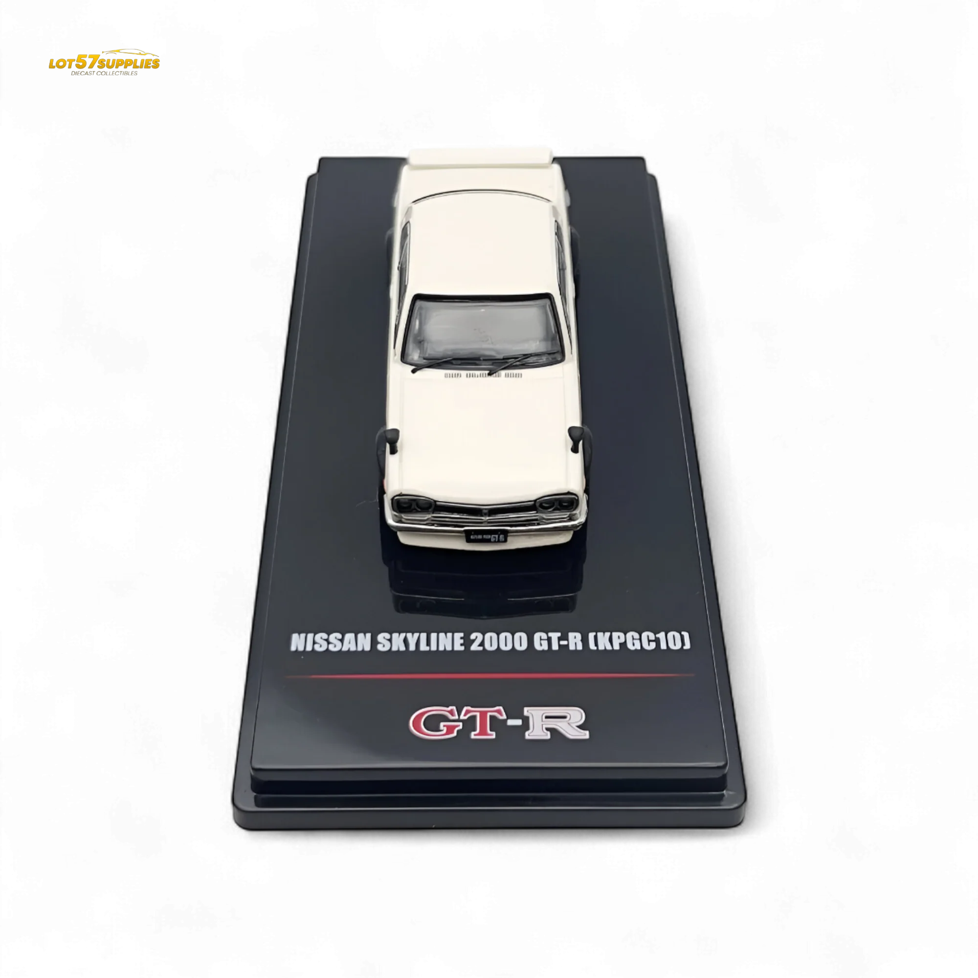 Inno64 Nissan Skyline 2000 GT-R KPGC10 White 1:64 - Image 4