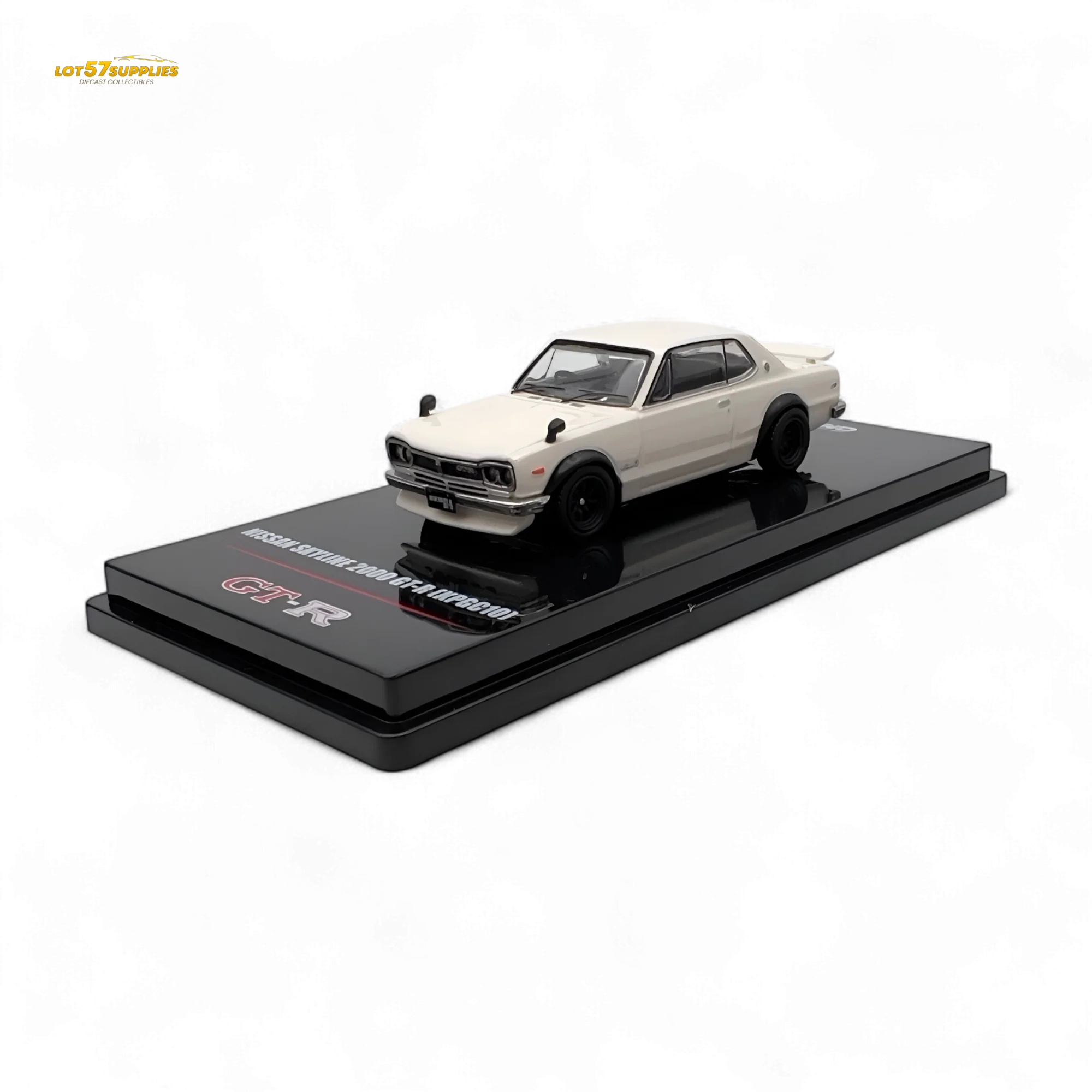 Inno64 Nissan Skyline 2000 GT-R KPGC10 White 1:64 - Image 5