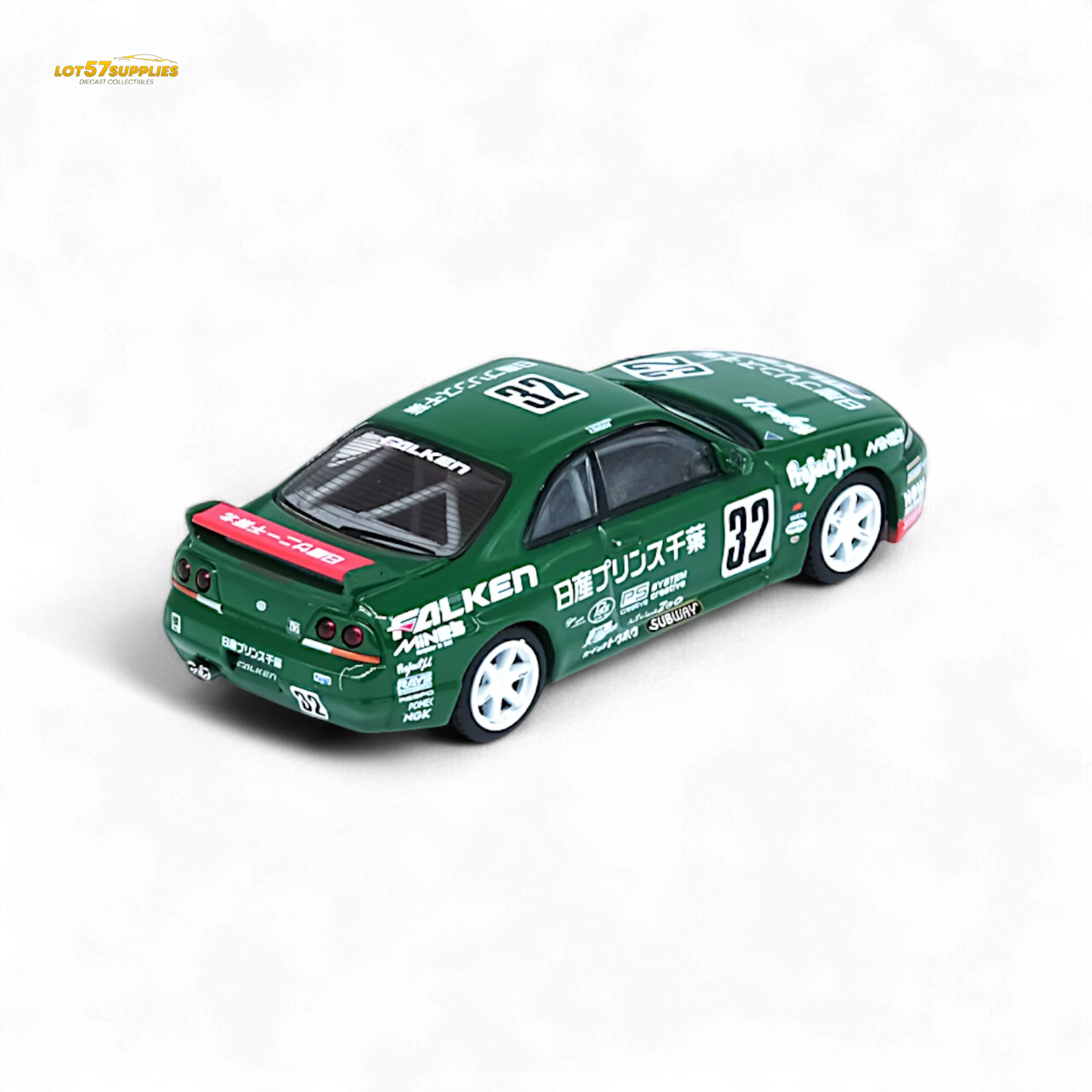 Inno64 Nissan Skyline GT-R R33 #32 Falken 1:64 - Image 2