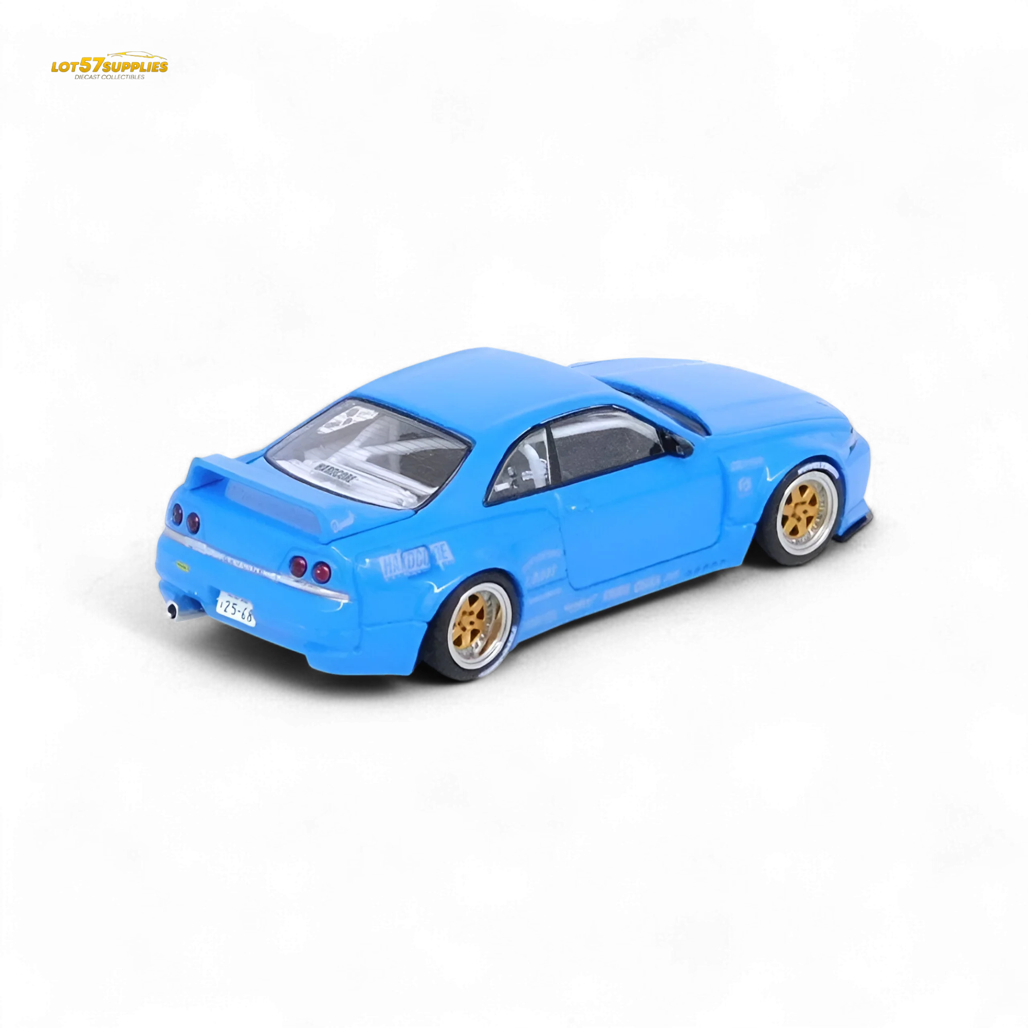 Inno64 Nissan Skyline GT-R R33 Pandem Rocket Bunny Blue 1:64 - Image 3