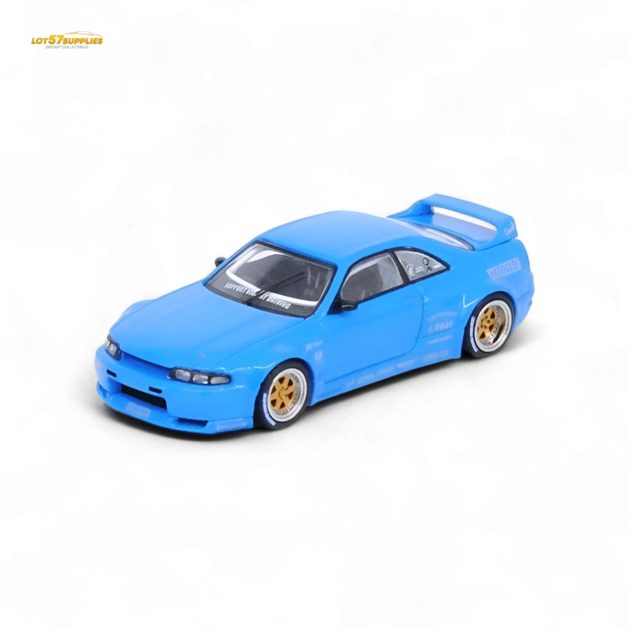 Inno64 Nissan Skyline GT-R R33 Pandem Rocket Bunny Blue 1:64 - Image 4