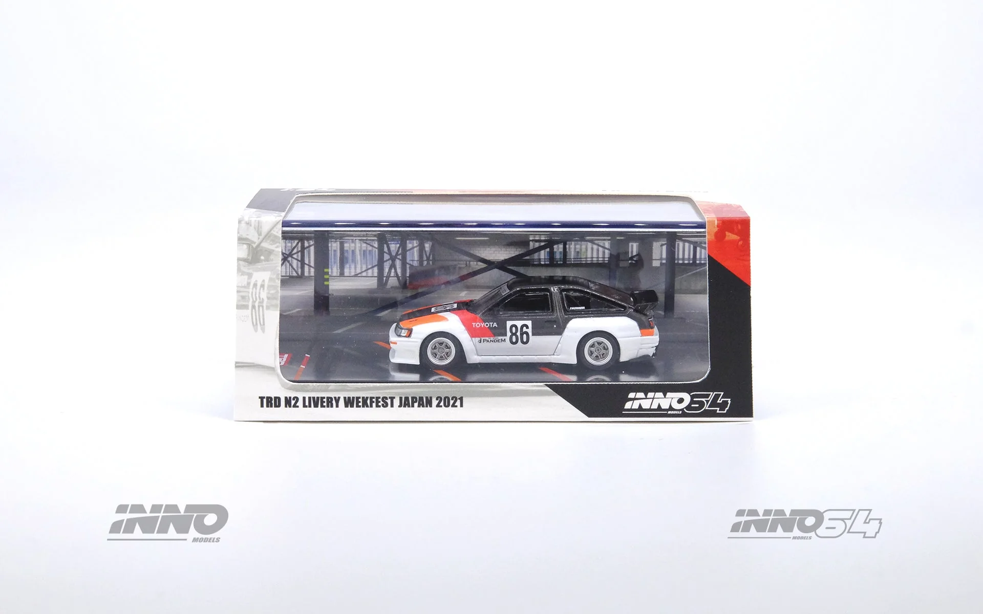Inno64 Toyota AE86 Levin Pandem Rocket Bunny 1:64 - Image 2