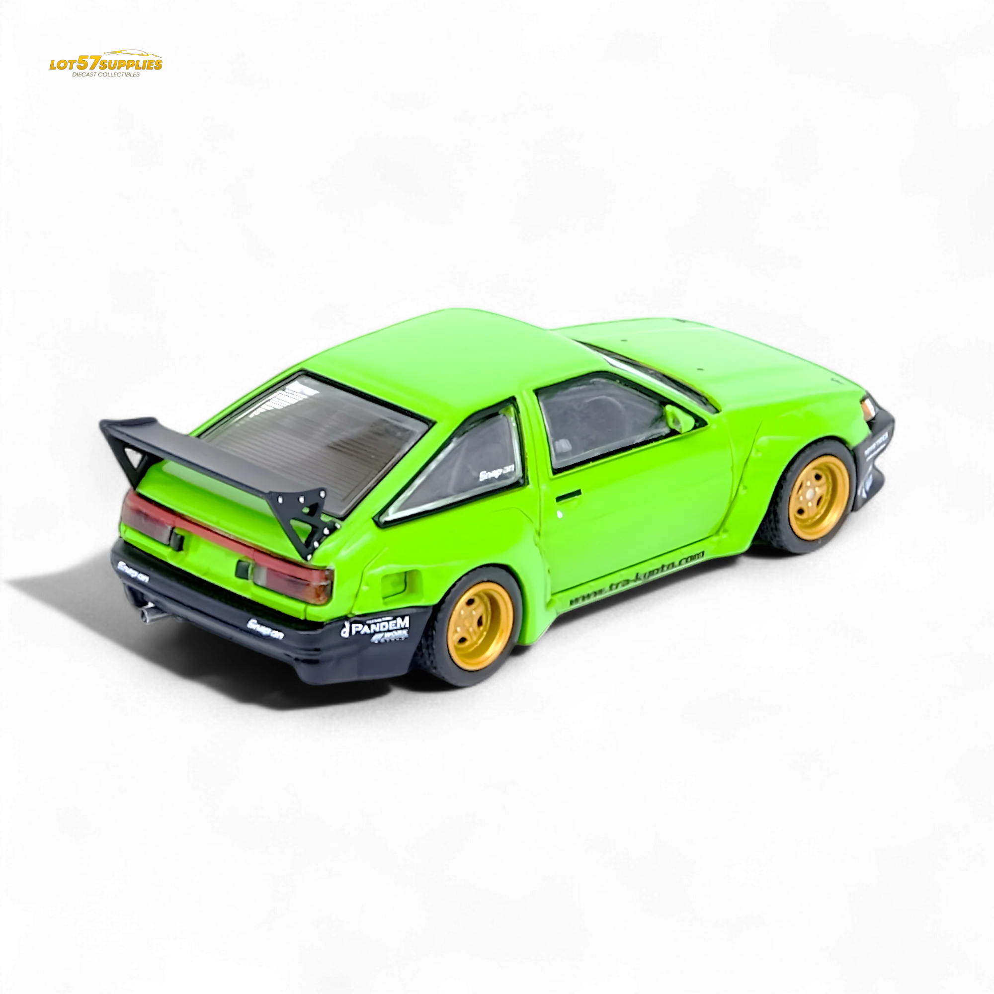 Inno64 Toyota AE86 Levin Pandem Rocket Bunny Green 1:64 - Image 2