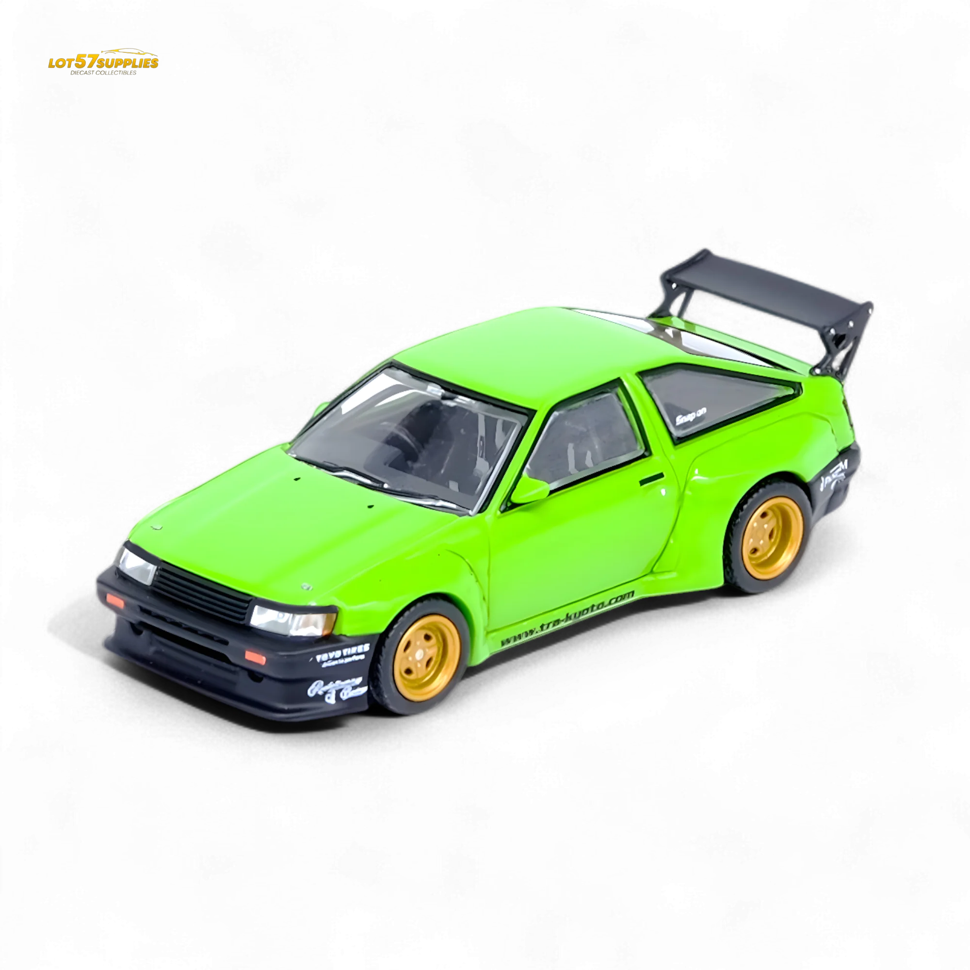 Inno64 Toyota AE86 Levin Pandem Rocket Bunny Green 1:64 - Image 3