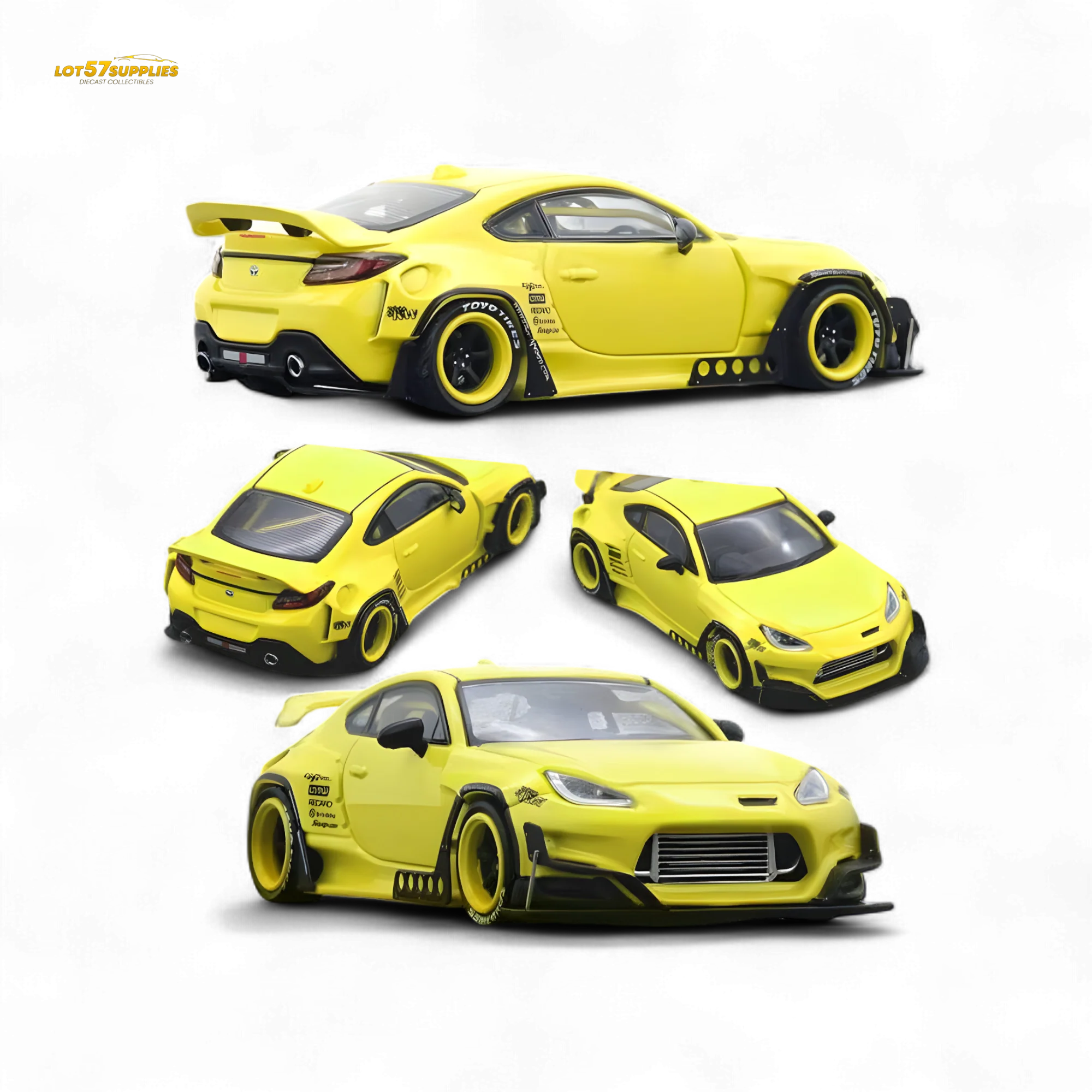 INNO64 Toyota GR86 Pandem Yellow 1:64 - Image 2