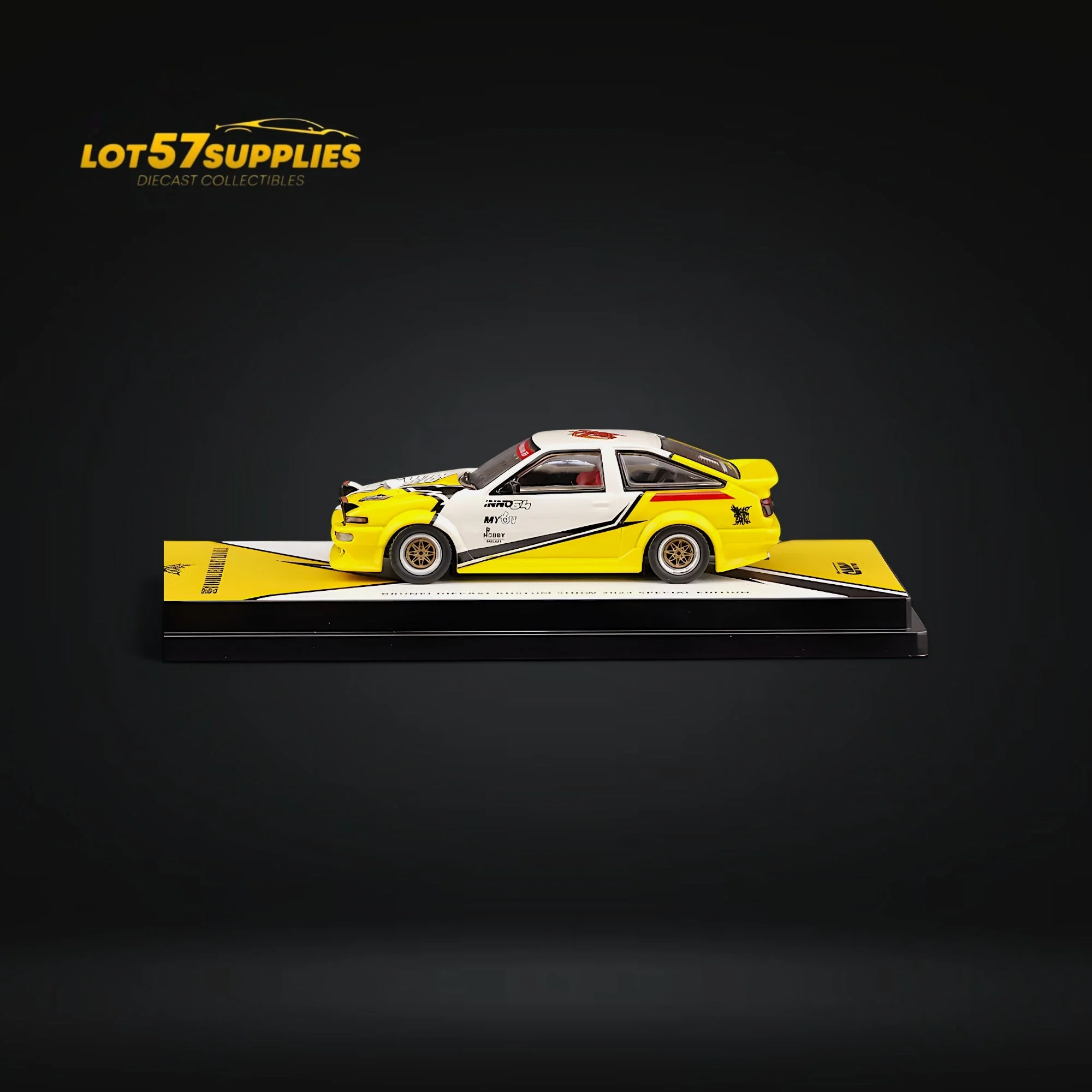 Inno64 Toyota Sprinter Trueno AE86 Brunei Diecast Kustom Show 24' 1:64 - Image 3