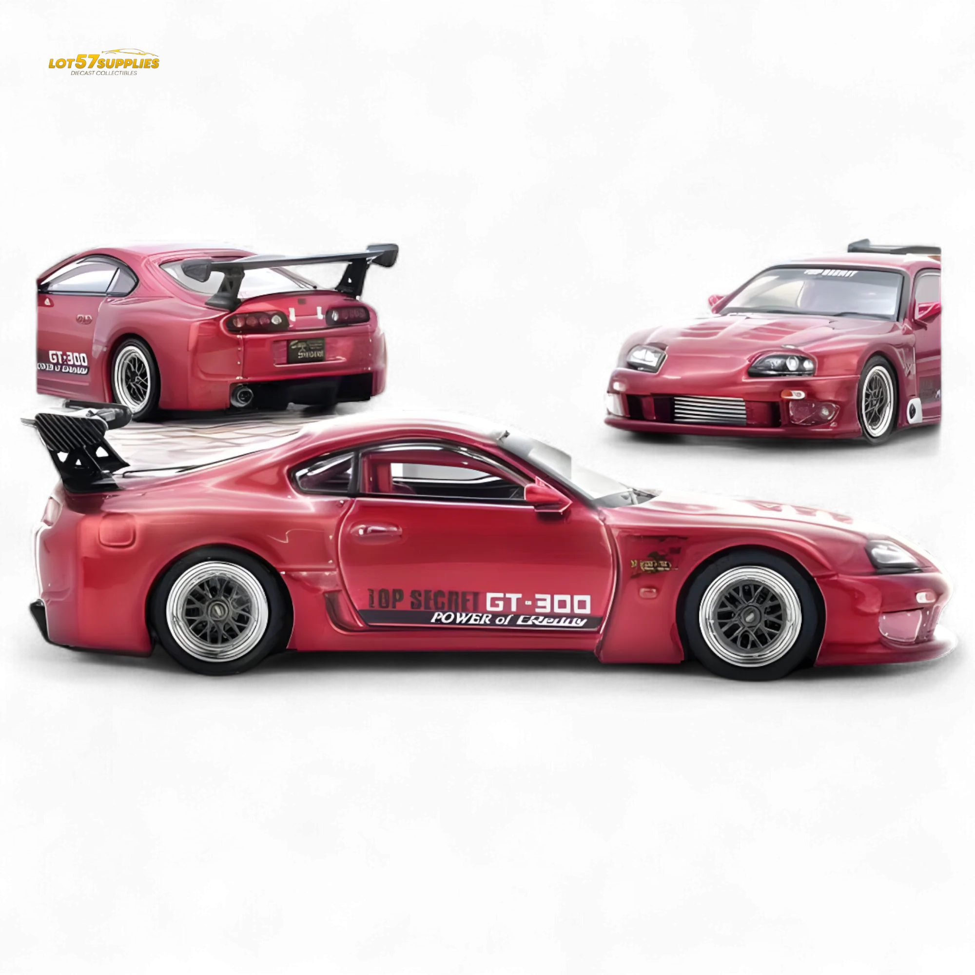 Inno64 Toyota Supra A80 Top Secret Red 1:64 - Image 2
