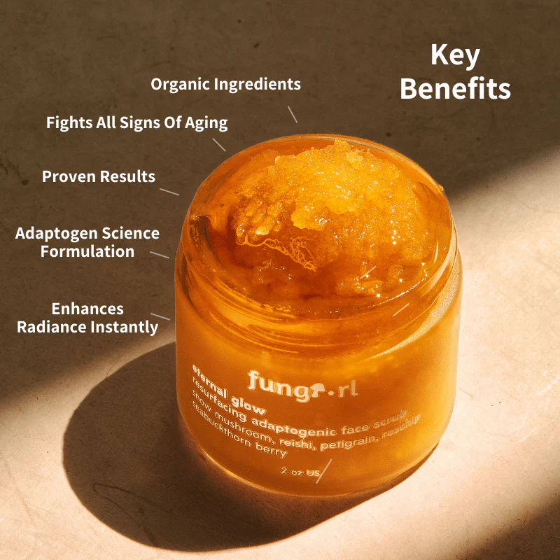 Instant Radiance Organic Adaptogenic Face Scrub - Image 3